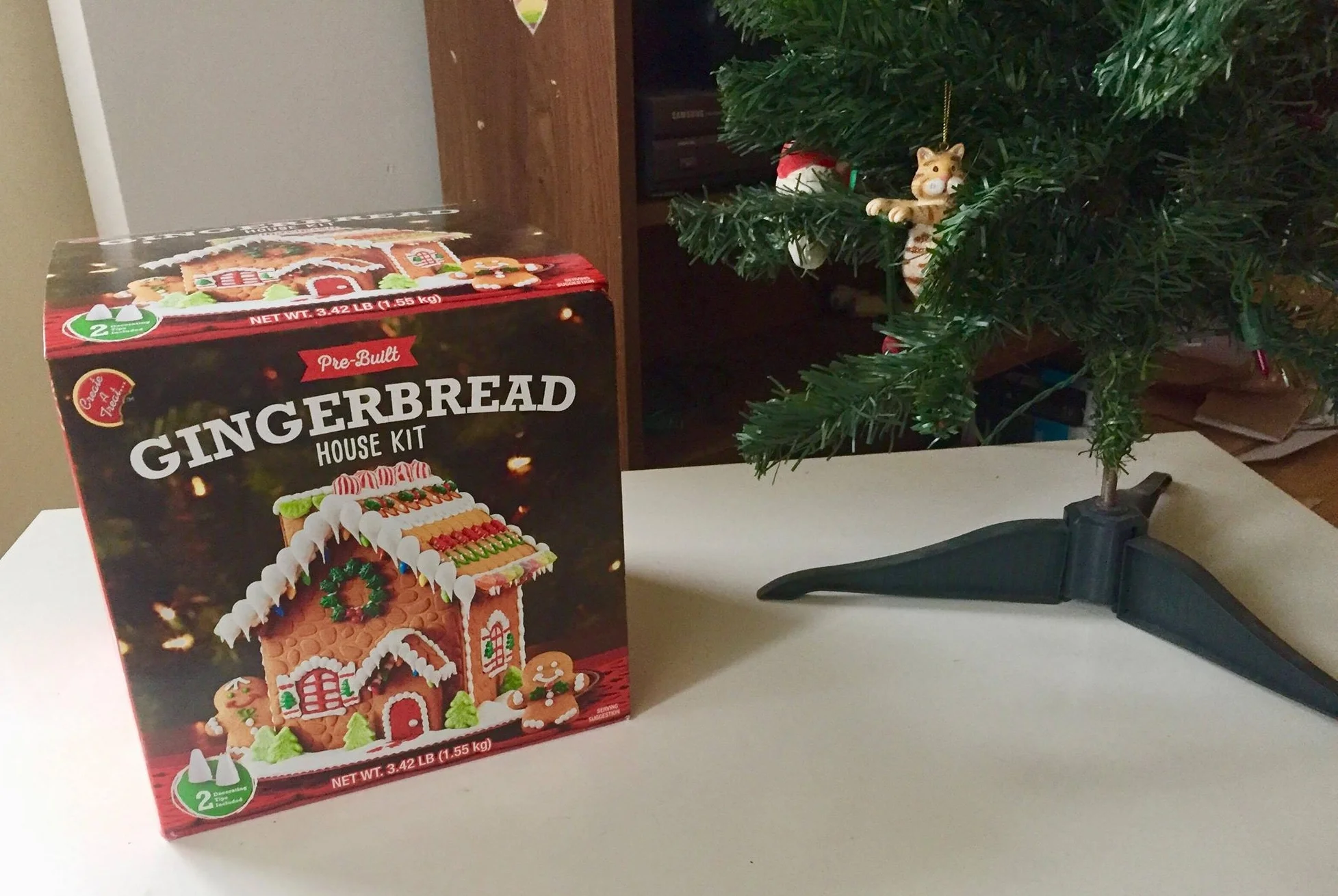 You could win this gingerbread house kit by supporting NOMAS' fundraiser for charity.