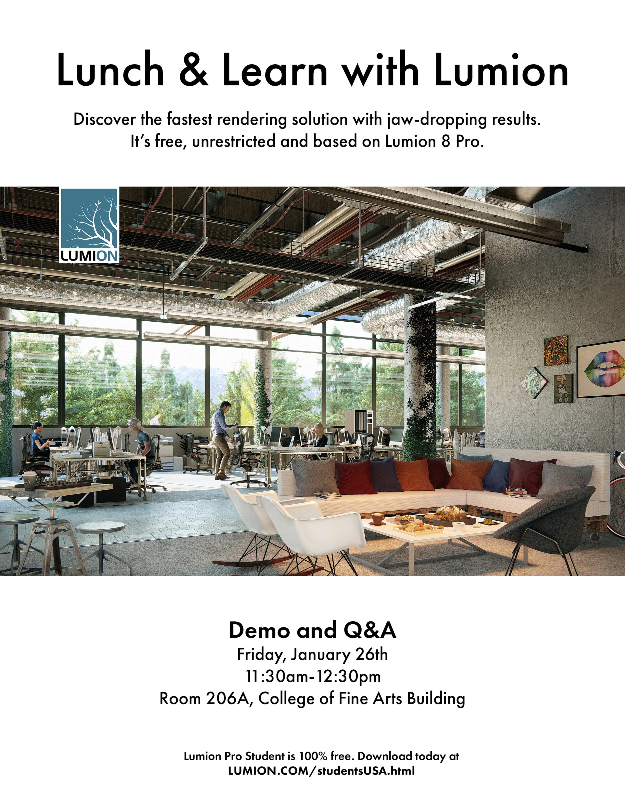 Lumion Lunch & Learn - CFA 206A — CMU School of Architecture