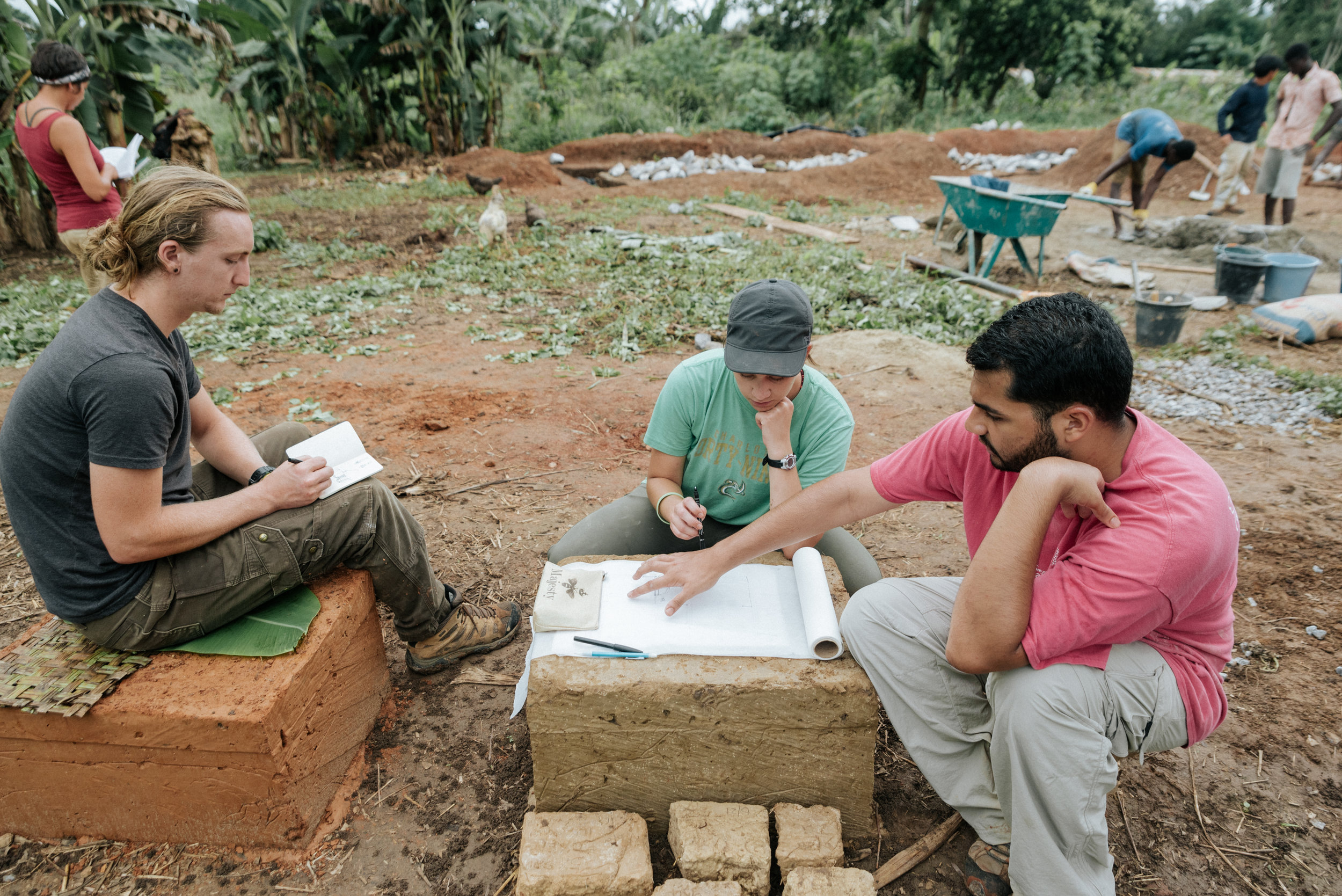 Zain Islam-Hashmi has spent his summers interning around the world from Pakistan, Japan, Ghana and France. In Ghana, he volunteered to help design and build a clinic in the village of Yeboahkrom. Image credit: Zain Islam-Hashmi