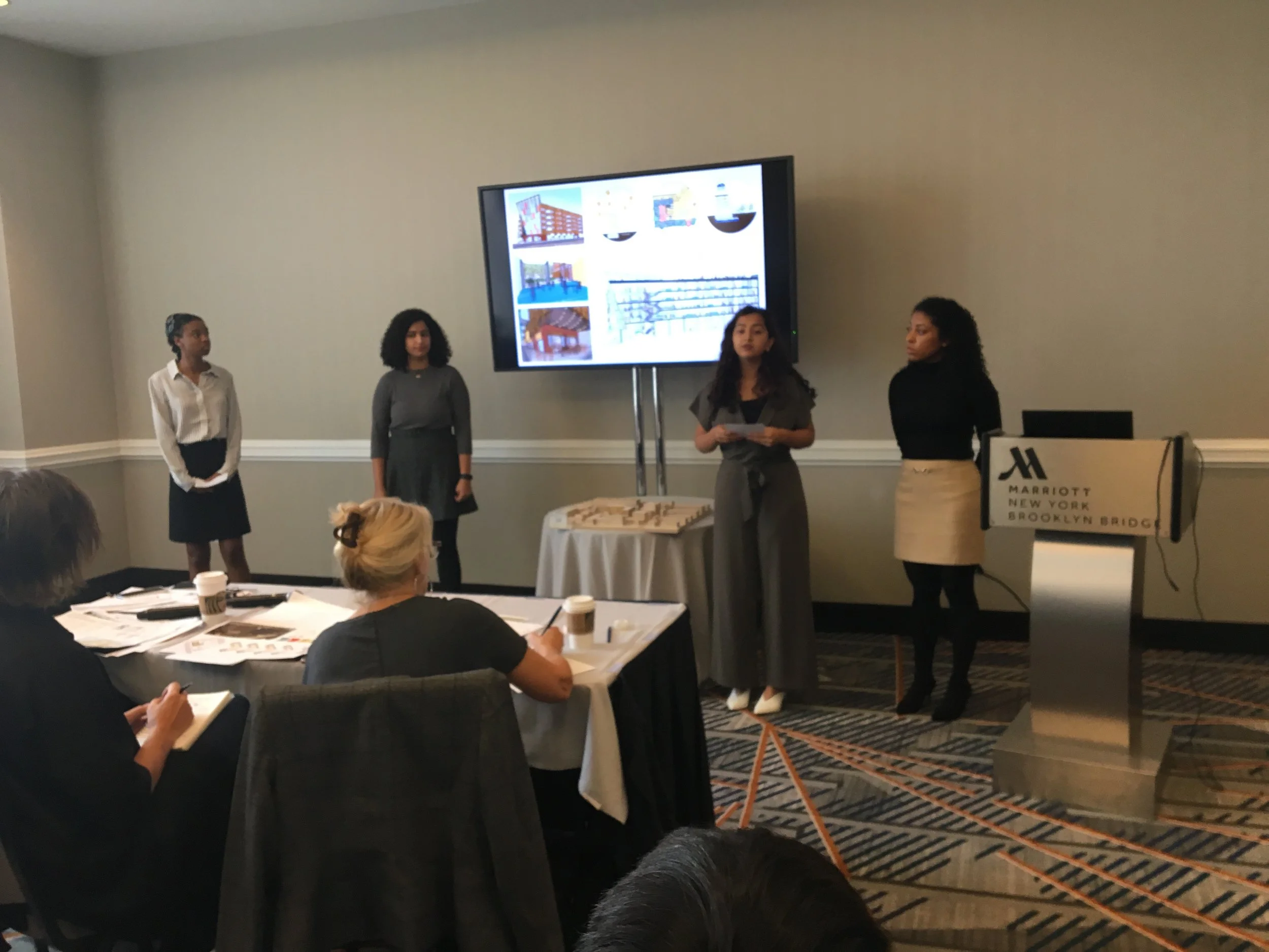 Carnegie Mellon School of Architecture NOMAS students present their work in the 2019 Barbara G. Laurie Student Design Competition.