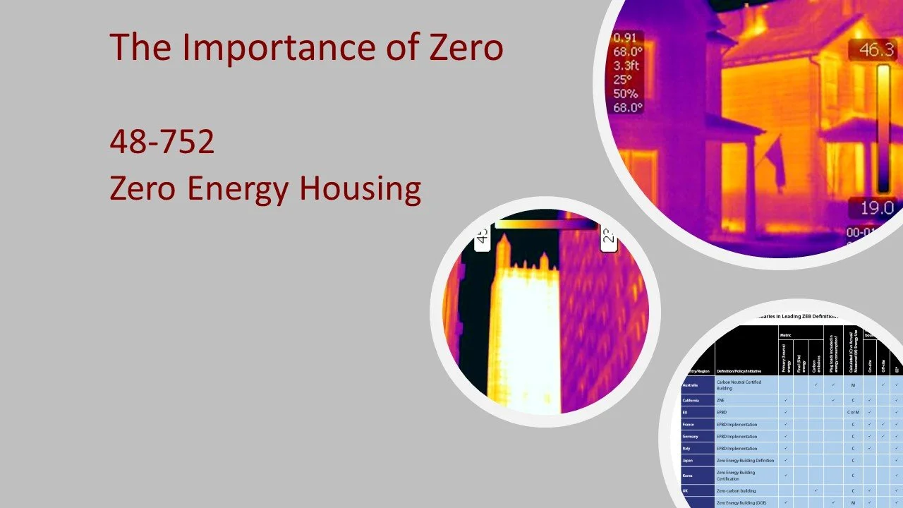 48-752: Zero Energy Housing