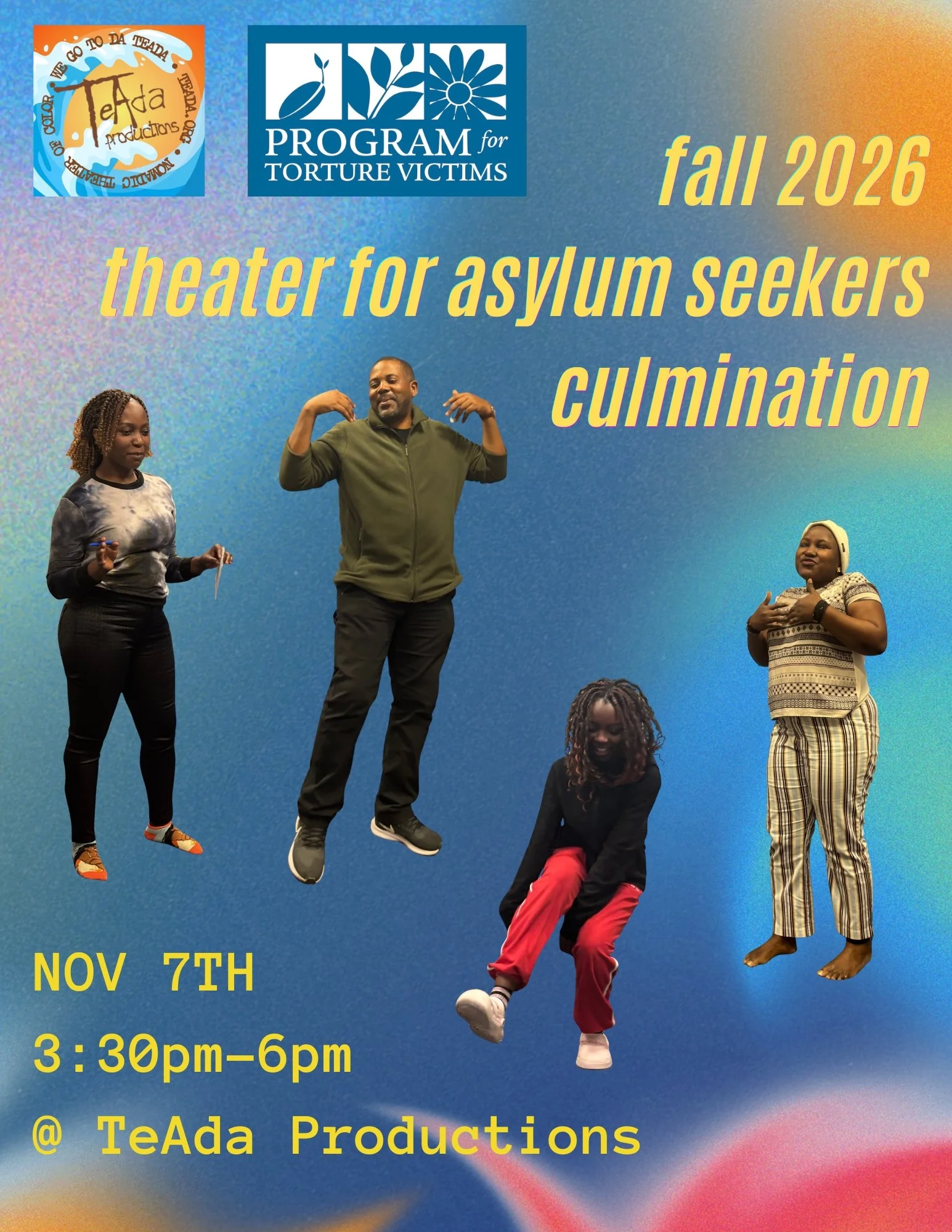 TeAda Productions x PTV: Theater for Asylum Seekers Public Performance [FALL 2026]