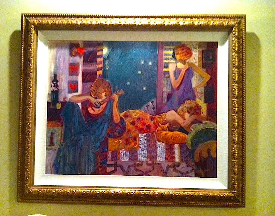 PHOTO CREDIT: CARTER HOUSE - PAINTING BY SABZI - Anticipation