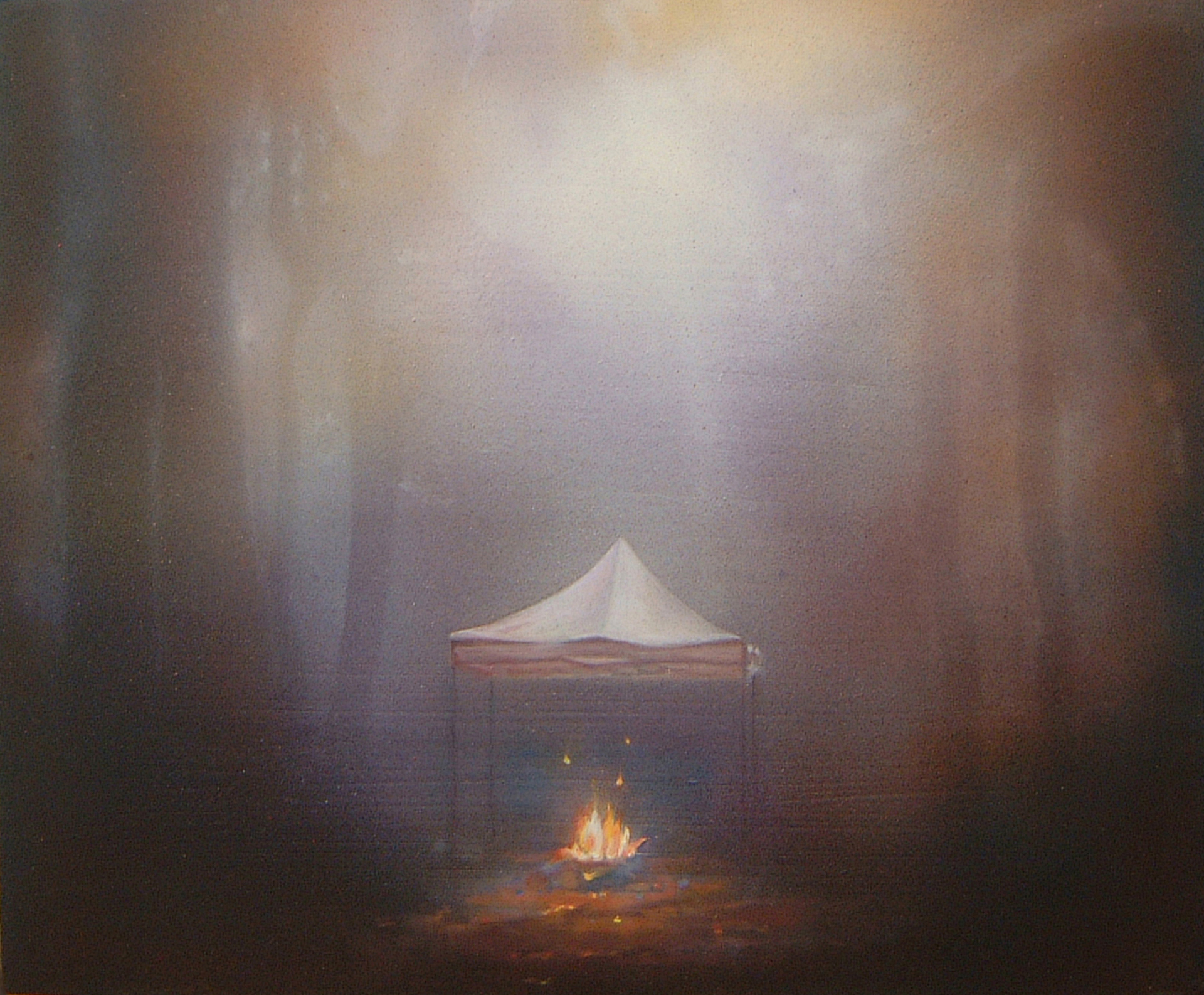 Tent and Fire