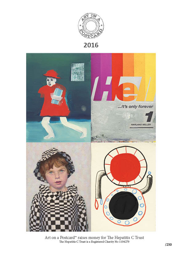 The Best of 2016 Boxset 25.00 Limited Edition Postcard Boxset numbered out of 250 Price will go up as edition runs out 85 postcards from The Secret Auction 2016 Artist include Adam Dix Alex Hanna Alexander Johnson Alice leach Alison Gildersleeve Anita Klien Boo Sze Yang Carol Correll Carol Hodder Carys Evans Chowwai Cheung Daisy Cook David Brian Smith Day Bowman Deborah Batt Deborah MacMillan Diego Cruelli Donna McLean Frances Blane Frank Fischer Freya Perdue Harland Miller Henrietta Dubrey Henrietta Pain Janet Archer Jimi Mizie John Wragg Joyce Kozloff Lois Wallace Mandy Payne Marion Archer Mark Peppé Matthew Krishanu Melanie Millar Mick Rooney Mit Senoj Nicholas Middleton Oliver Marsden Patrick Hughes Paul Newman Phil Shaw Pippa Gatty Plum Neasmith Polly Apfelbaum Rachel McDonnell Robert James Clarke Rosie Emerson Susie Hamilton Vanessa Gardiner Nici Bungy David Bray Kim Dingle Eleanor McNair Augustine and Bridgland Fin Dac Jamie Shovllin Max RenneisenJ.X. Coudrille SWAc Paul Insect Ivana De Vivanc Simon Matthewson Nichoas Helly Hutchinson Hayden Kays Benjamin Murphy Melissa Scott Miller Ray Richardson Zachery Beer Simon Carter Hideki Arichi David Harkins Trevor Price Tim Ellis Natsko Seki Tinsel Edwards John McLean Łukasz Stokłosa