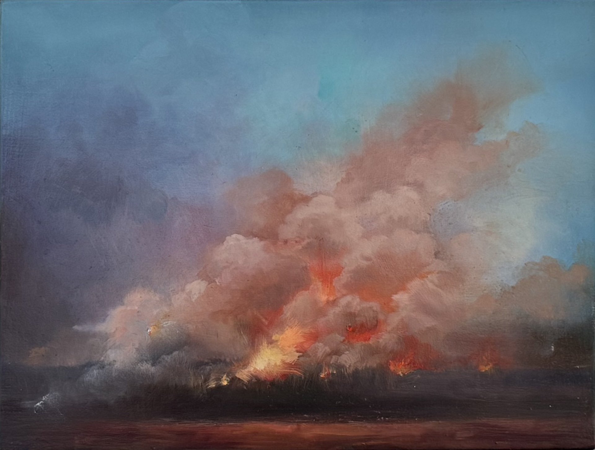 Burning field