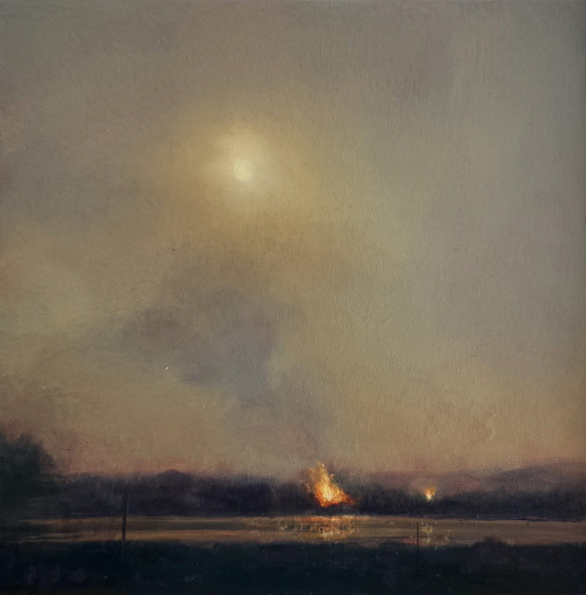 Distant fire