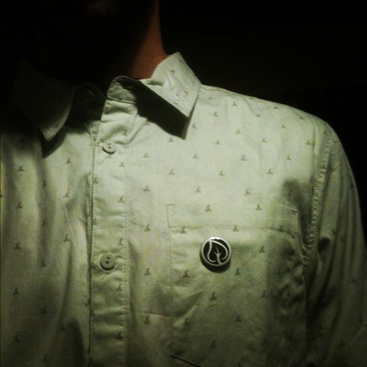 Zach Hatlestad is lookin' very fresh in his 1" button, a great way to rock T&L when not wearing T&L!
