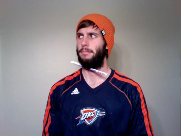 "At the stage where items are now getting stuck in The Beard..." That's ridiculous! You've got me beat for sure.