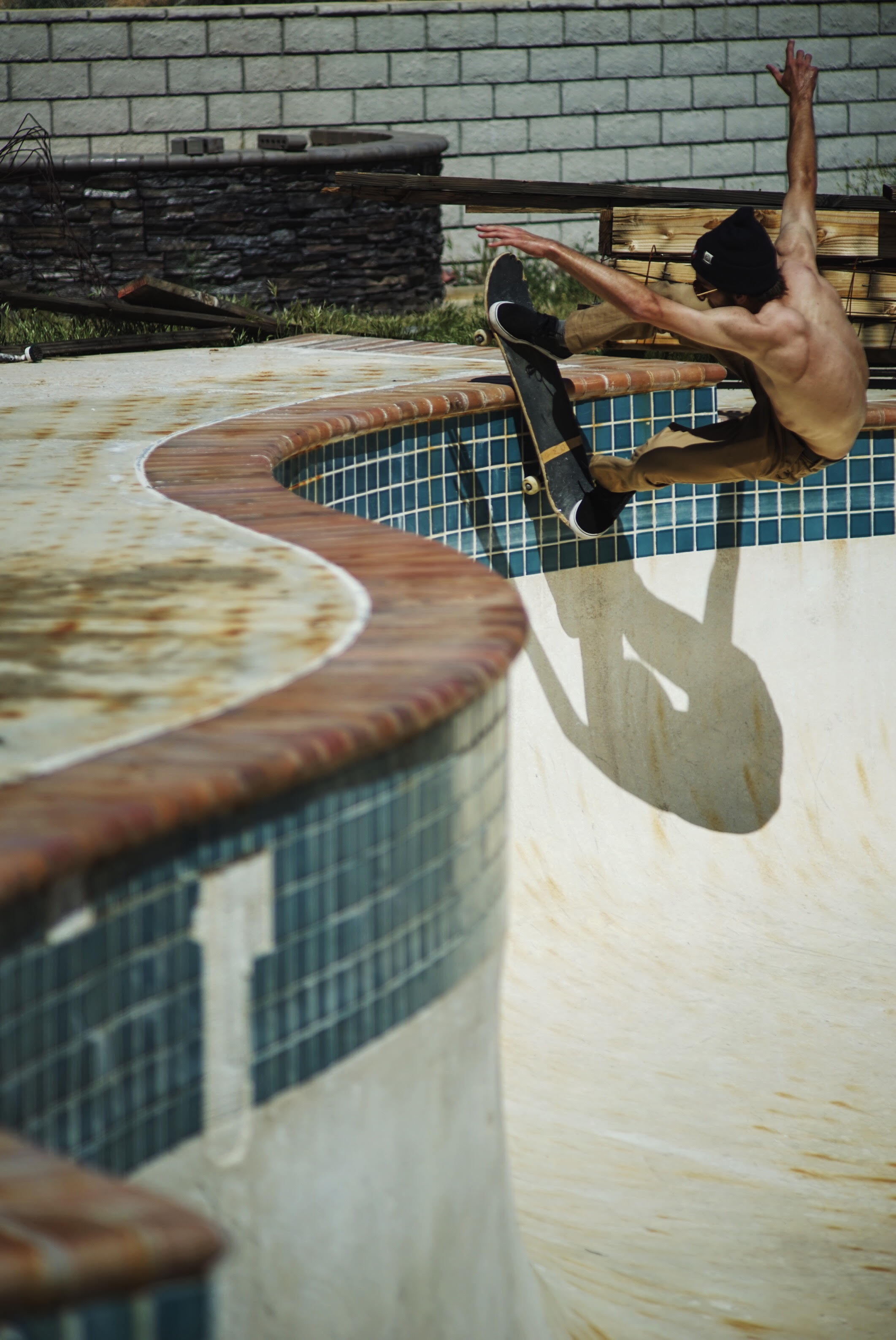 30 minutes later it was straight to business. Rock to fakie some tight transition.