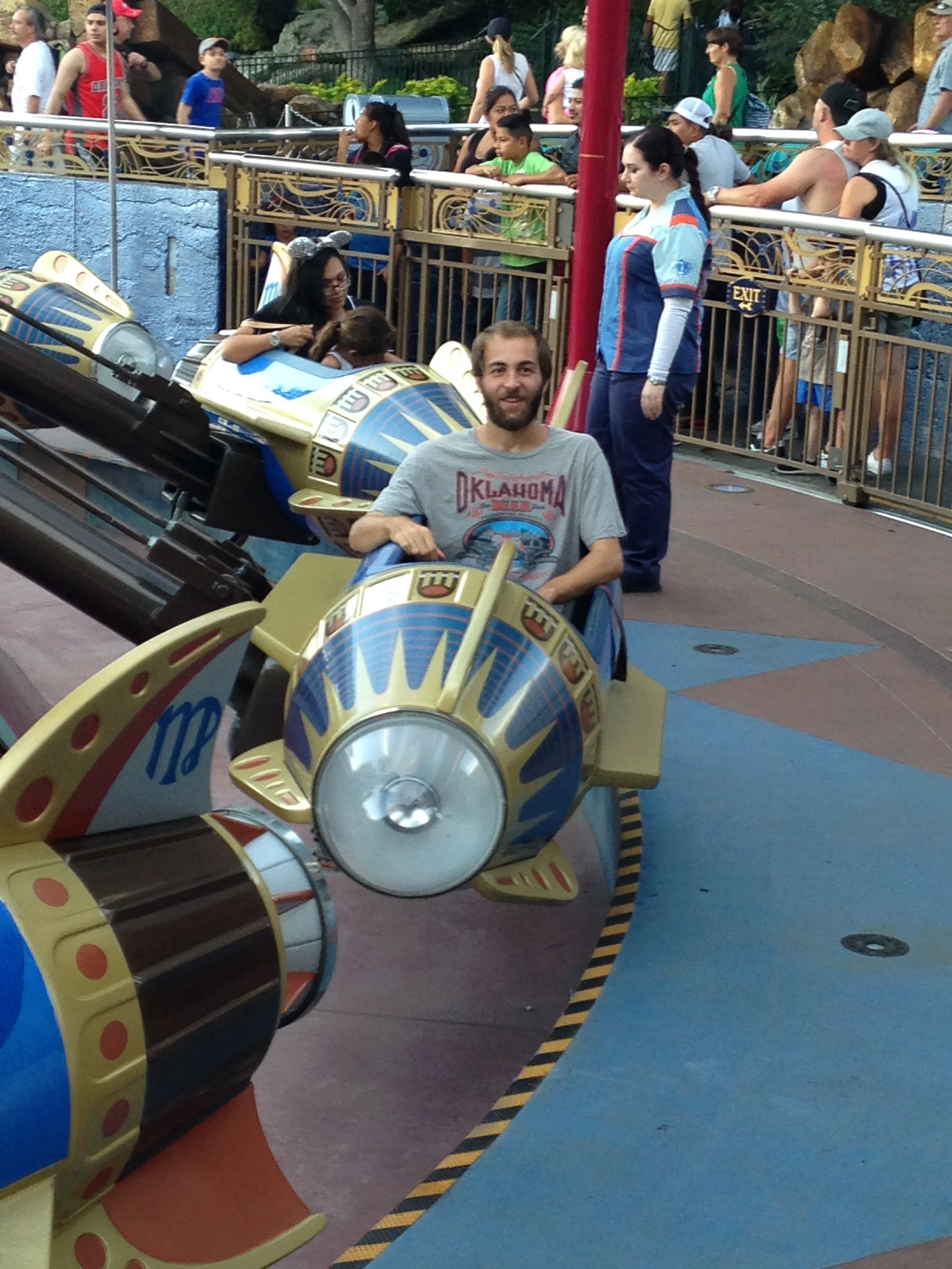 Living that dream of becoming an astronaut.