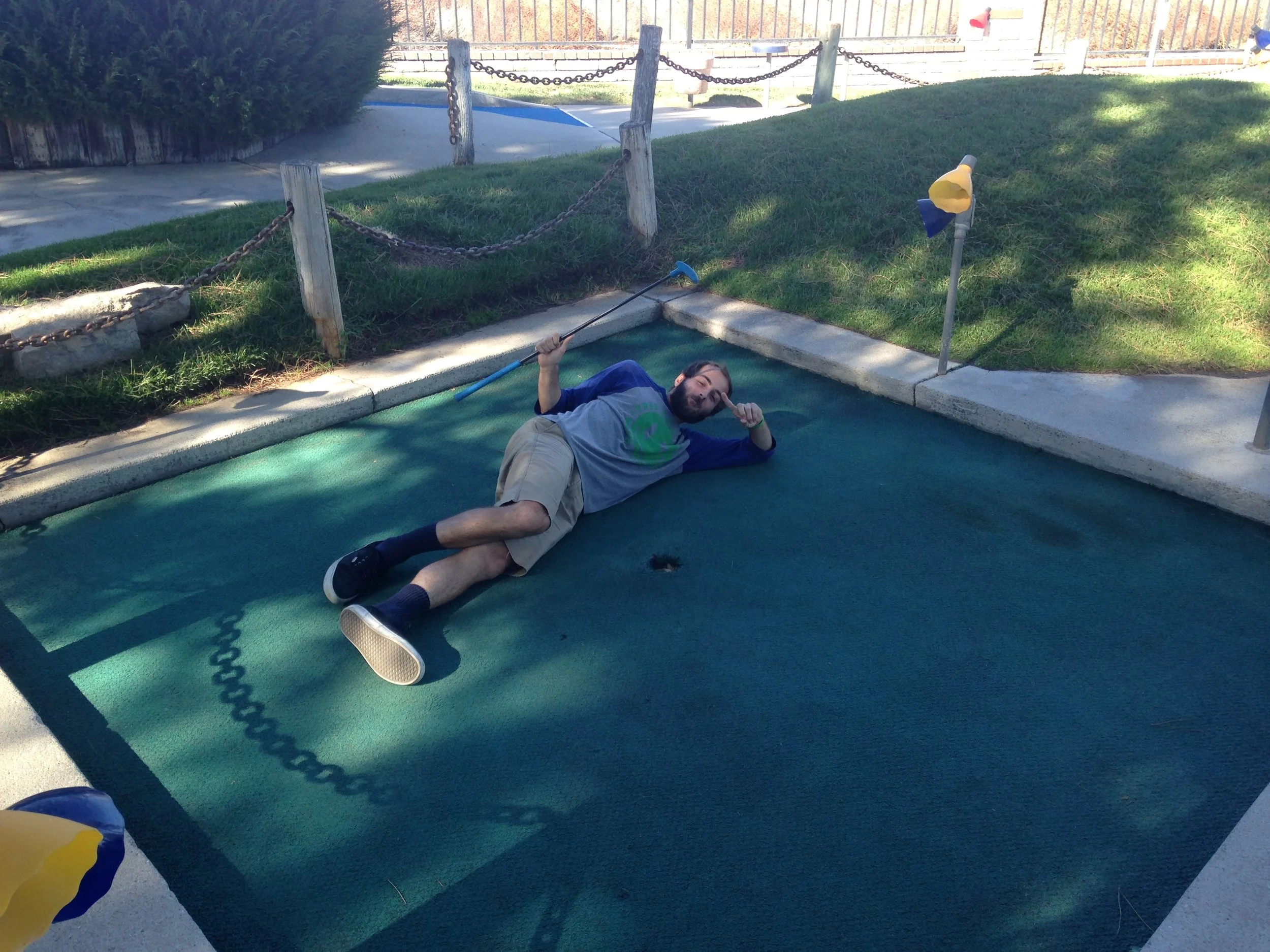 Hole in one baby!