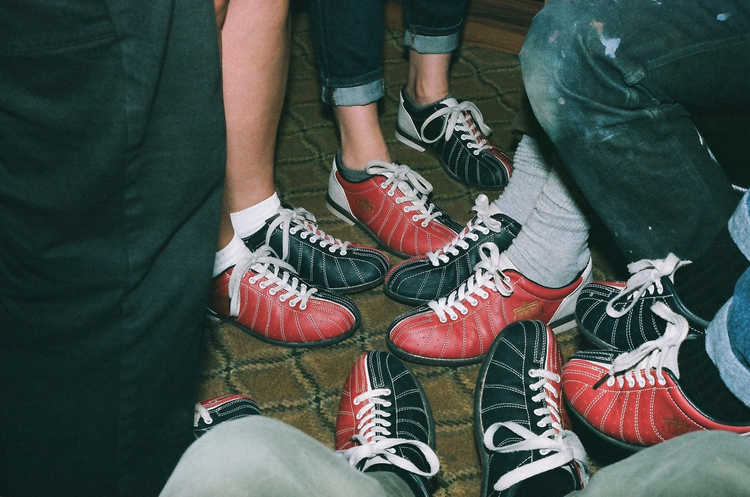 First things first. EVERYONE PUT ON THEIR BOWLING SHOES!