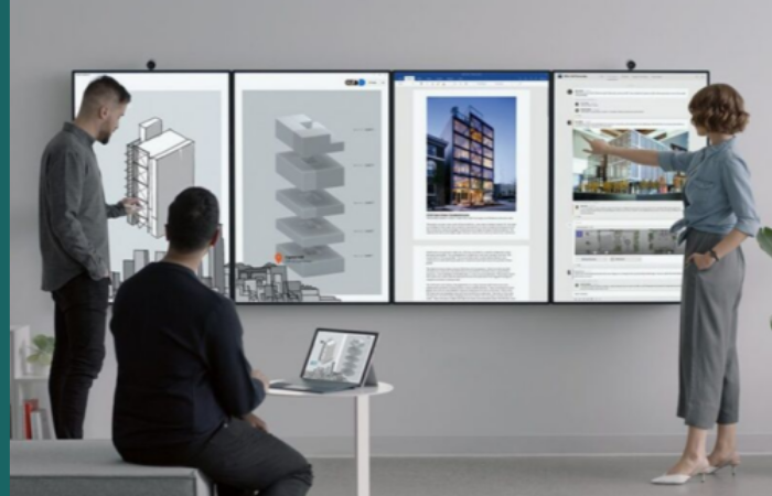 Using Microsoft Surface Hub 2 as a Collaboration Tool