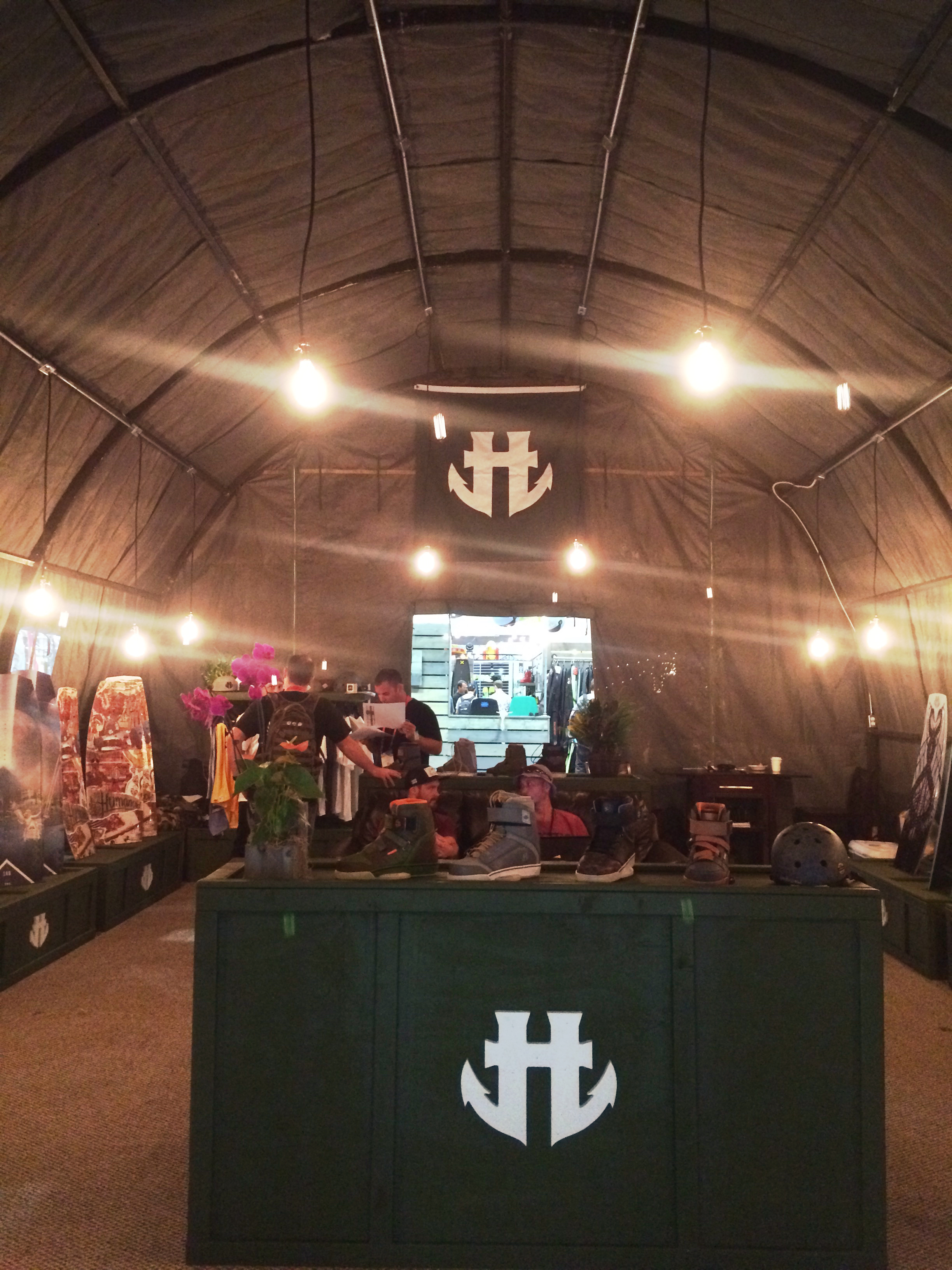  Cool military-inspired booth 