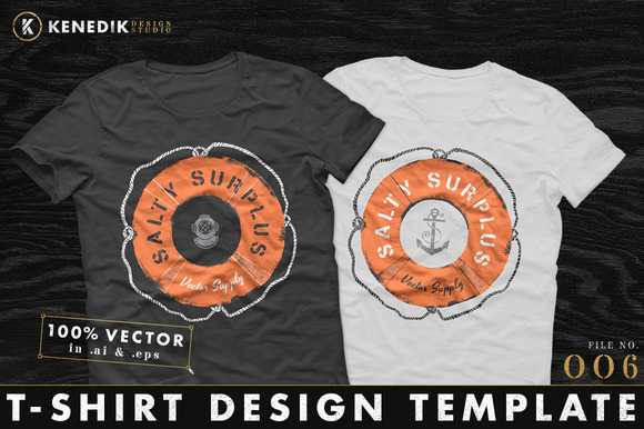T-Shirt Template 006 on Creative Market