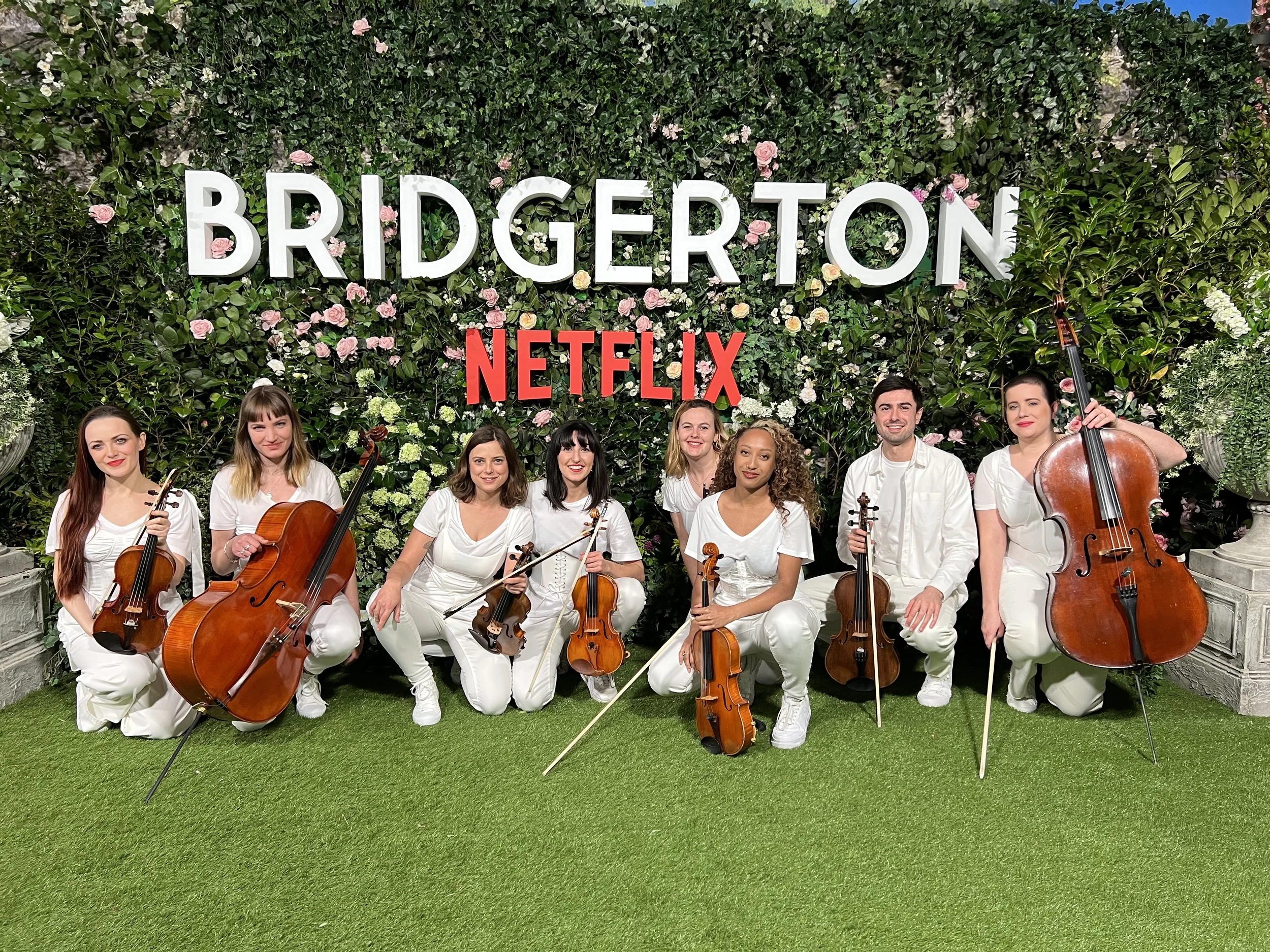 City String Ensemble performing Bridgerton-style pop covers in London
