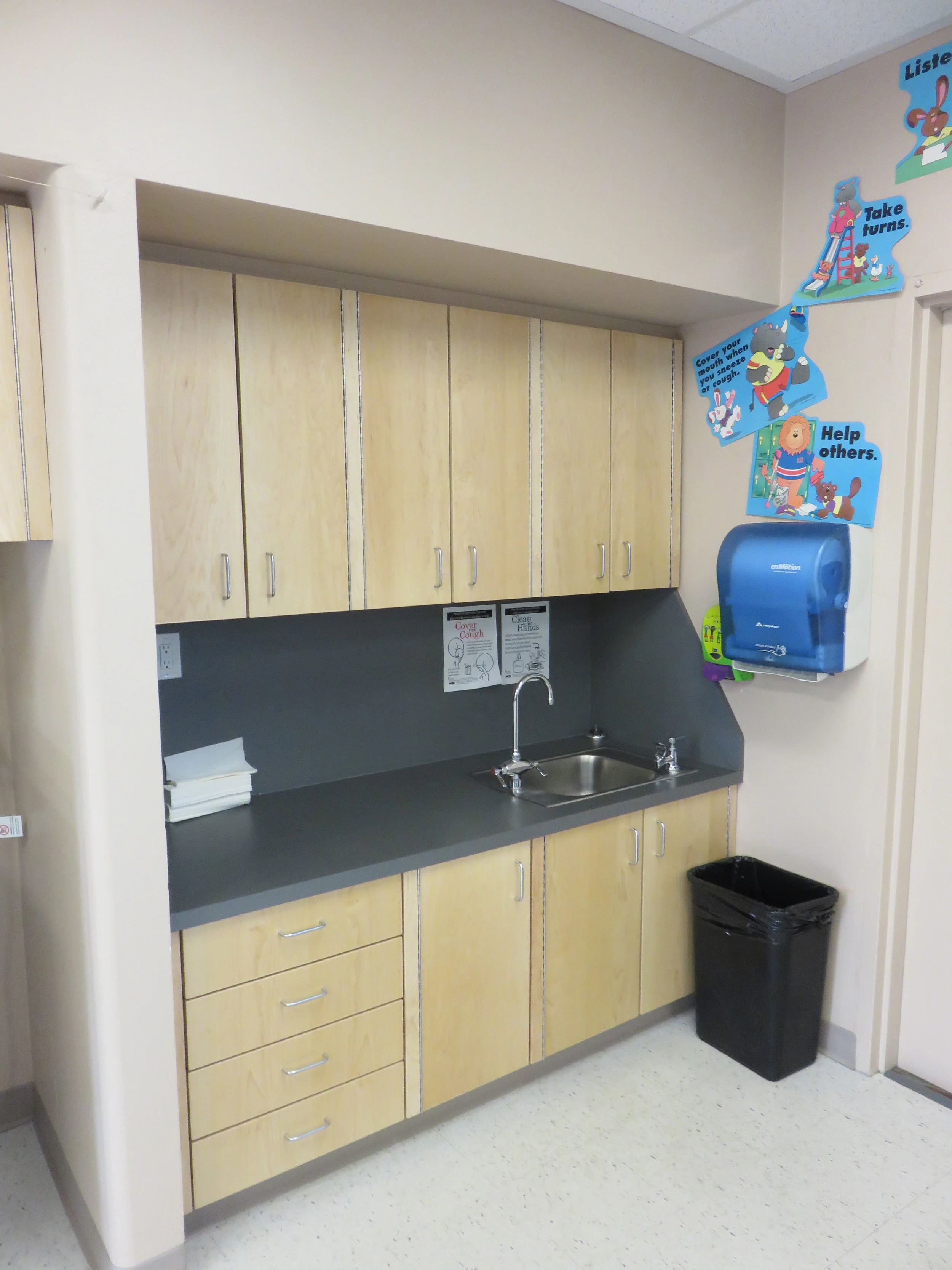 New Sink and Cabinets