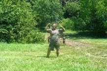 Brittany as a camp counselor