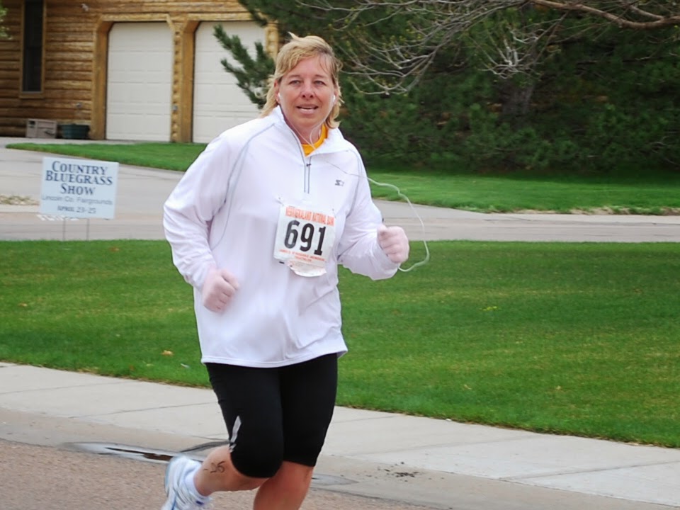 Jan in 2011, halfway to her weight goal