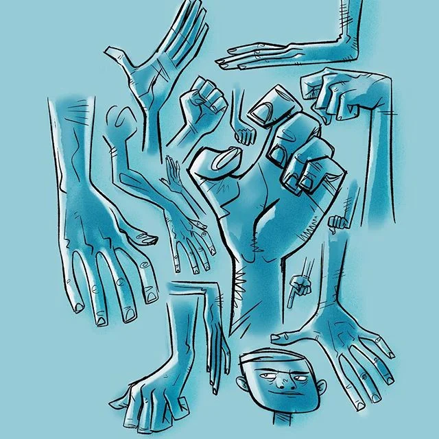 Hands! @dailydraw @dailydoodle #dailydrawing