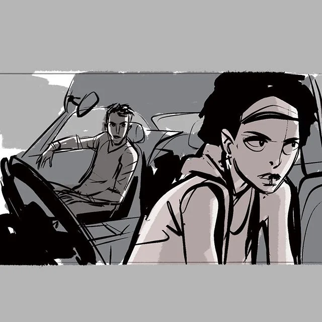 Storyboard frame. #storybord #dailydrawing #dailydoodle #drawing #procreate