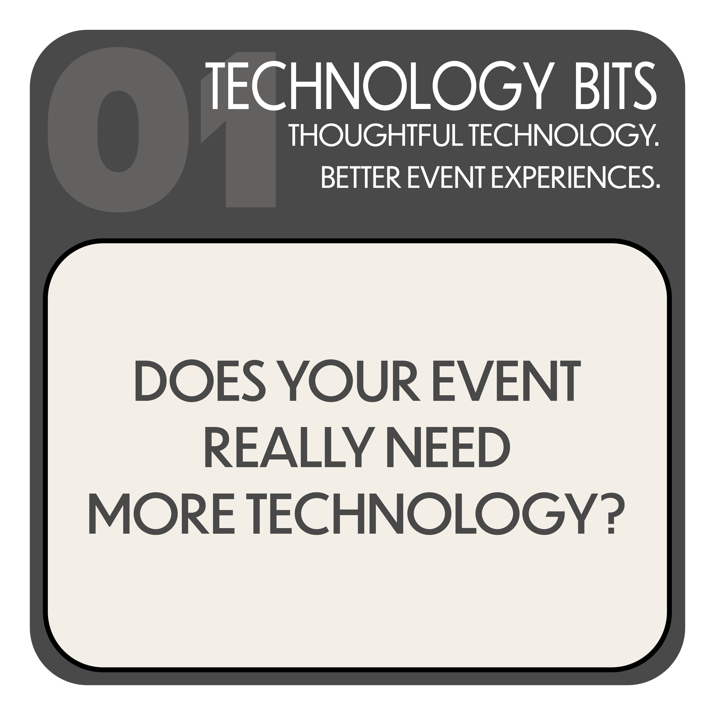 More features do not always create a better event experience.