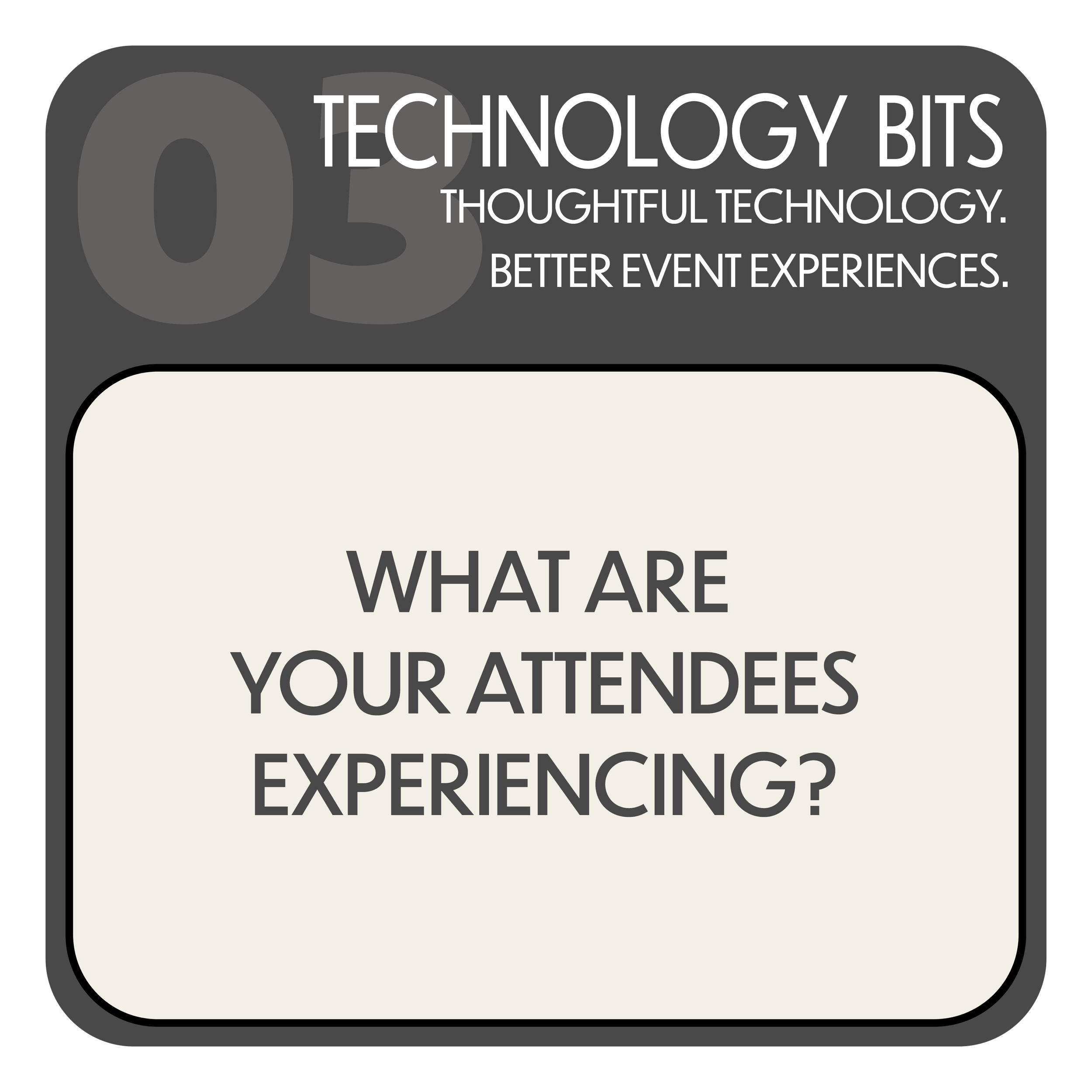 Your attendees do not see separate platforms.