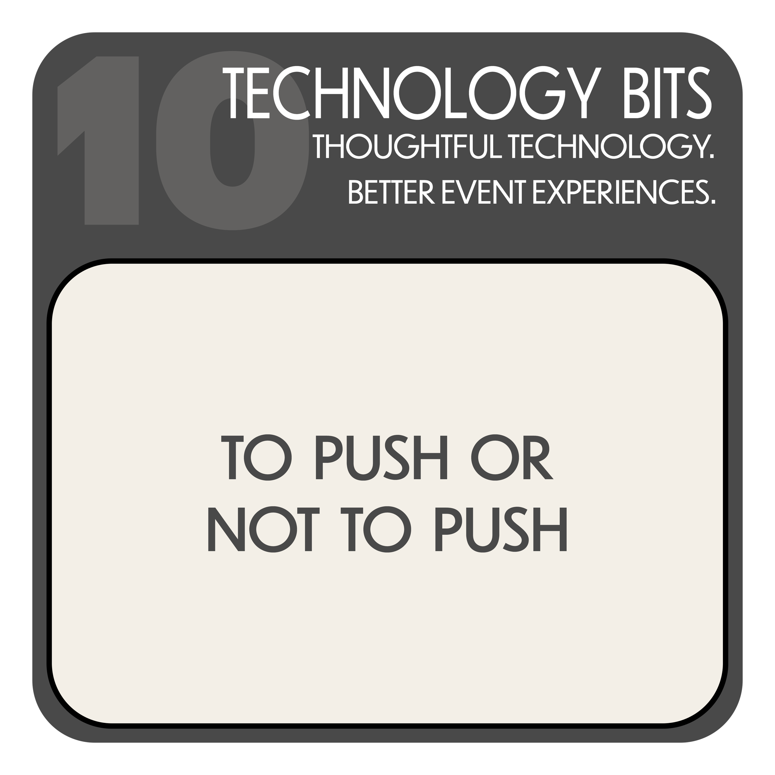To Push Or Not To PUsh