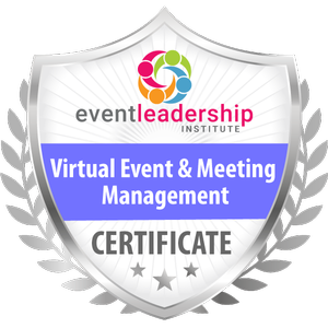Event Leadership Virtual Event and Meeting Management certificate