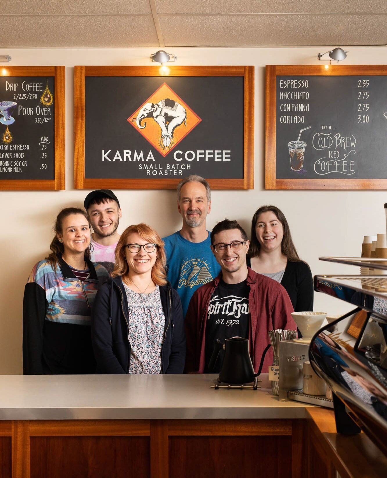 From the outside, @karmacoffeeroasters in Sudbury looks like an unassuming coffee shop without a lot of bells and whistles. But it&rsquo;s actually a community staple that offers a variety of single-origin coffees that are roasted in-house and source