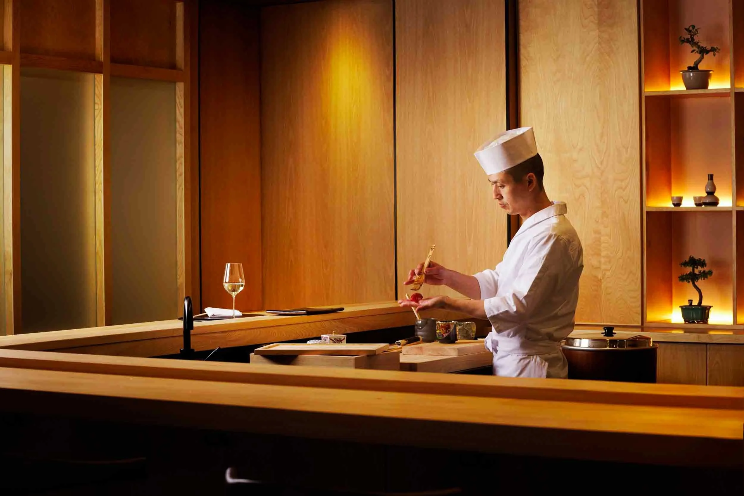 Chef Sky at Wa Shin Boston by Boston Restaurant Photographer Adam DeTour