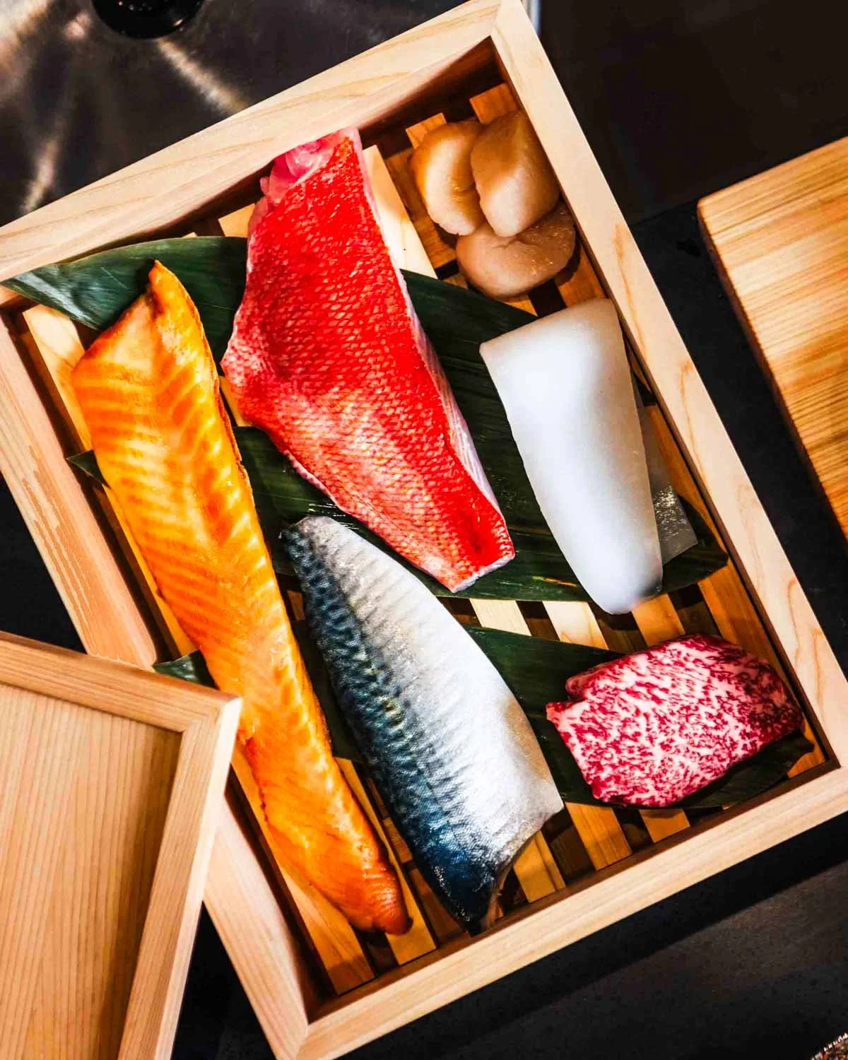 Fish at Wa Shin Boston by Boston Cookbook Photographer Adam DeTour
