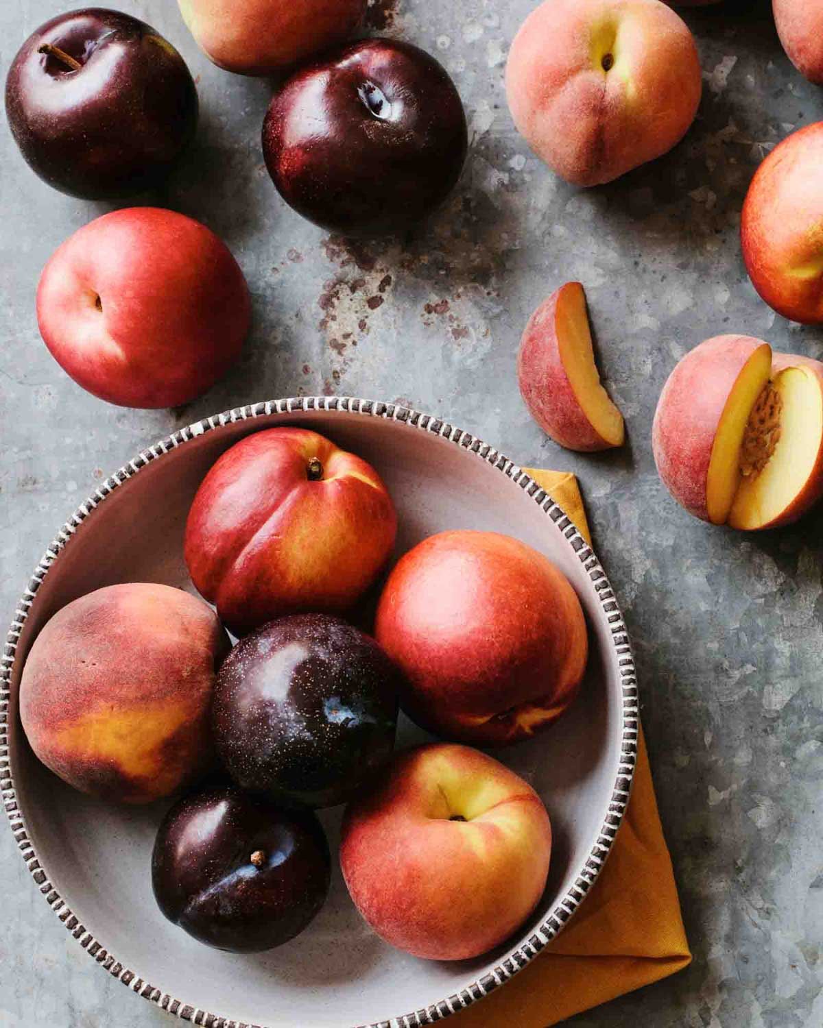 Stone fruit story in Hannaford Fresh Magazine by Boston Photographer Adam DeTour