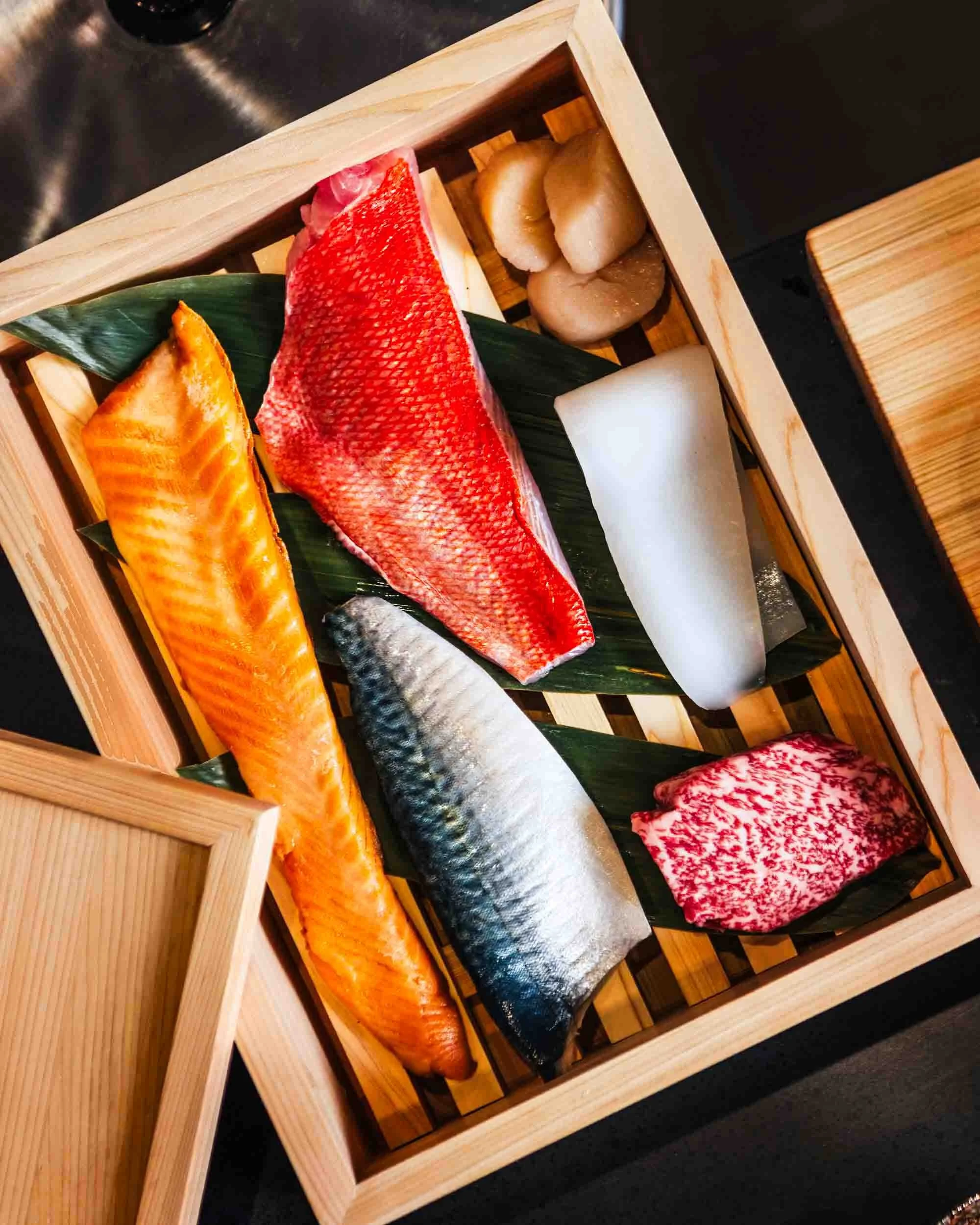Fish at Wa Shin Boston by Boston Cookbook Photographer Adam DeTour