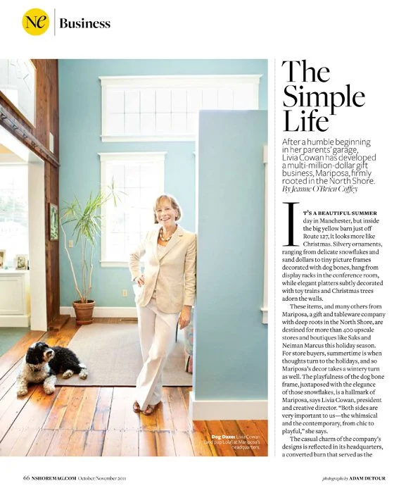 Northshore Magazine: Mariposa