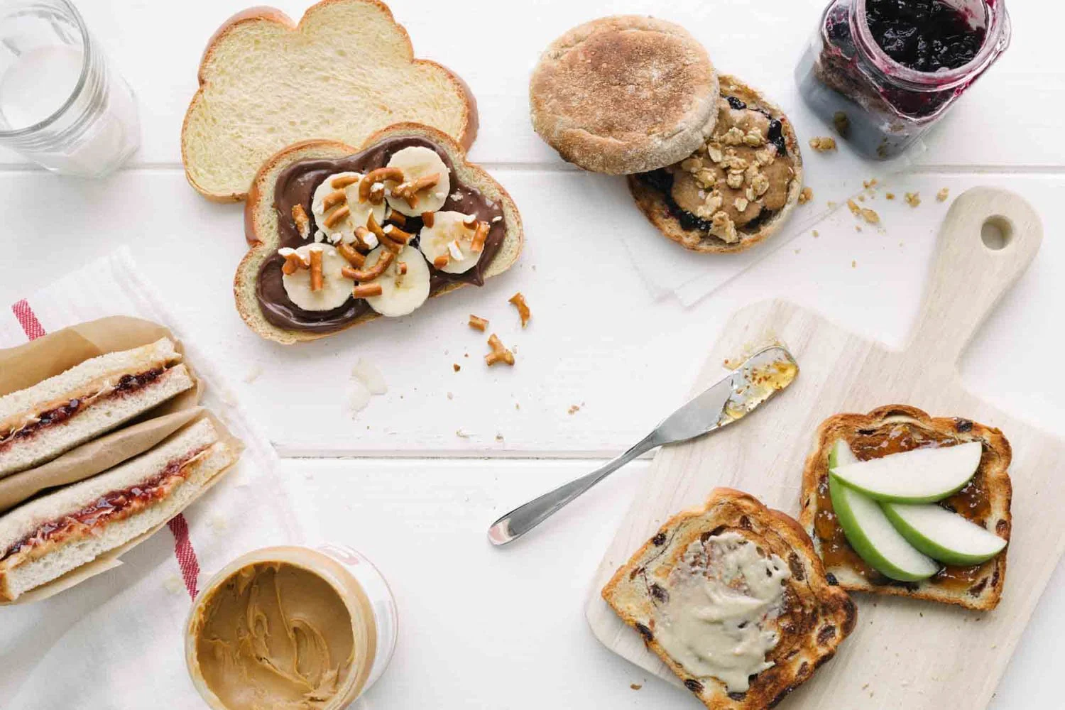 Kids sandwiches story photographed by cookbook photographer Adam DeTour for Hananfords Fresh Magazine