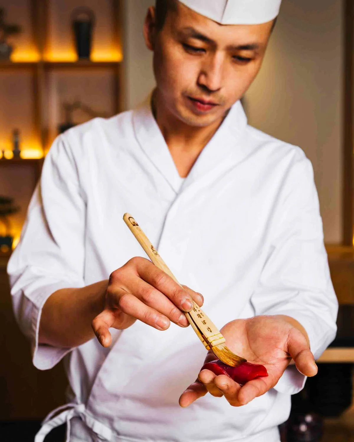 Chef at Wa Shin Boston by Boston Restaurant Photographer Adam DeTour