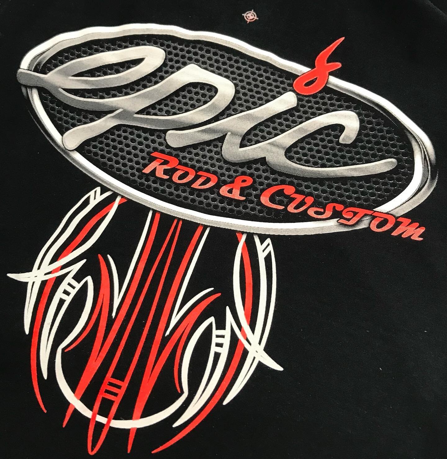 Here is a really cool print we did a couple years ago. I really like the honey comb grill and chrome look to this design. @epiccustoms  #screenprint #screenprinting #embroidery #leduc #alberta #edmonton #calgary #yeg #yyc #yeggers #yeglife #yycliving