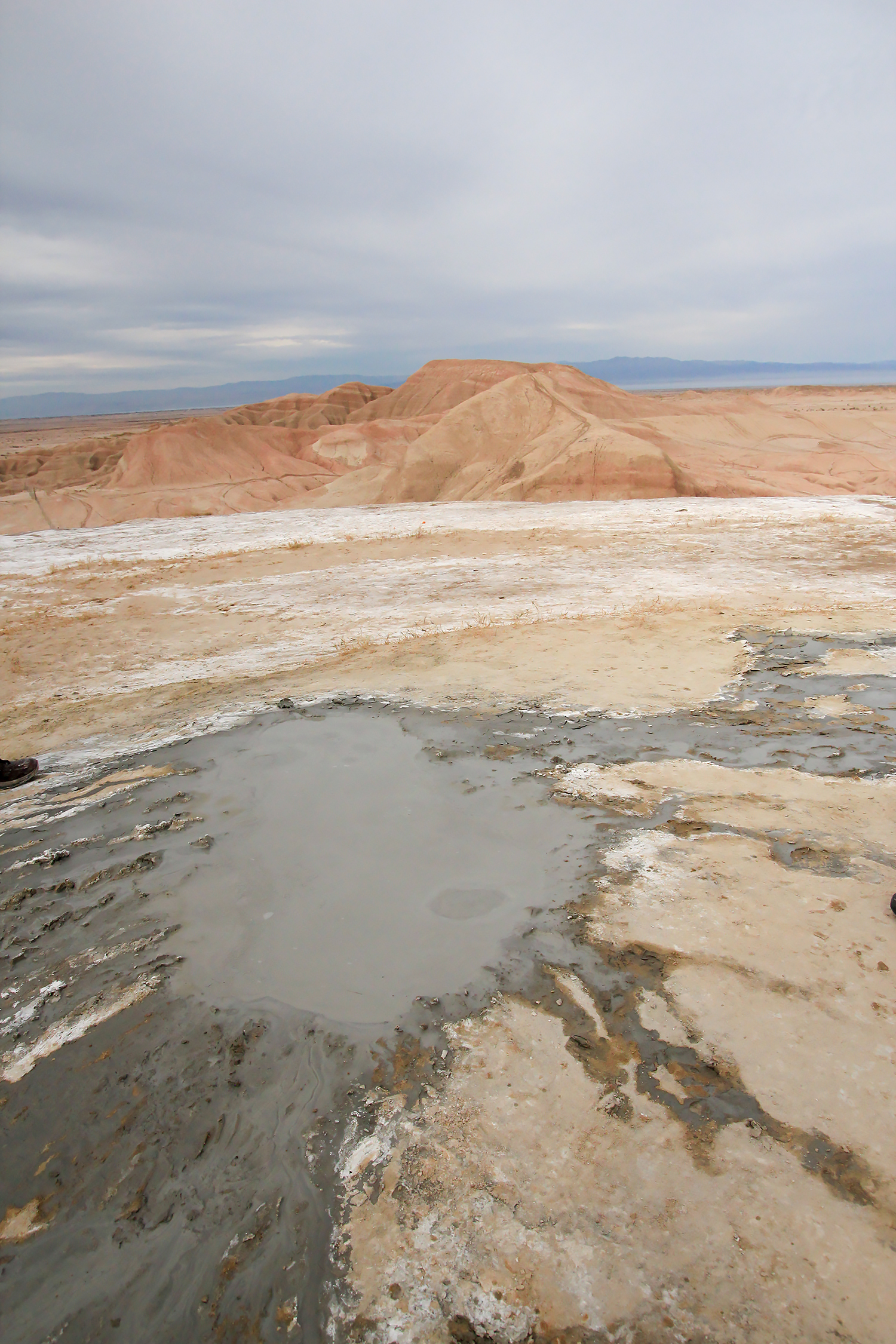 The Gas Domes: volcano-like mud pots
