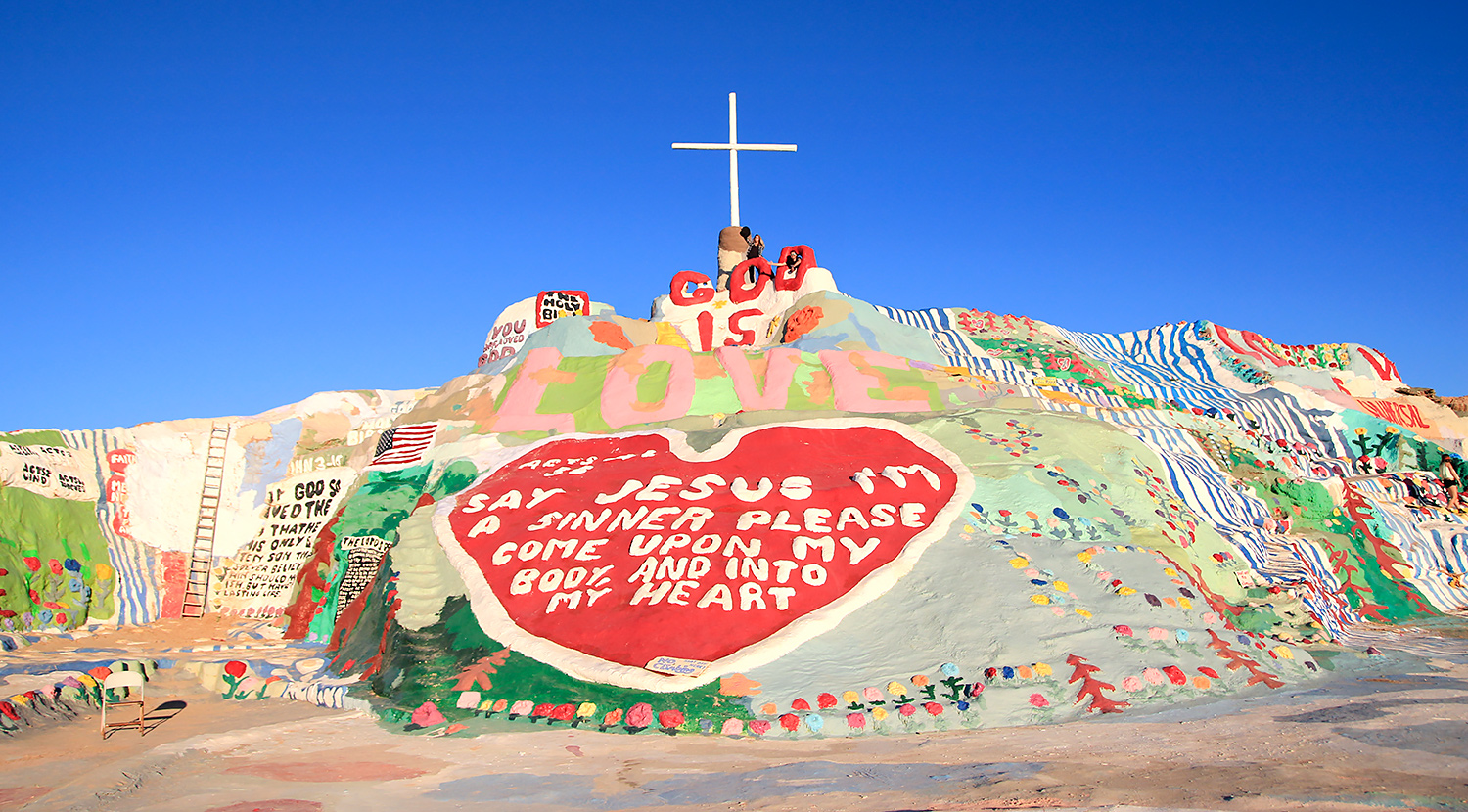 Visit Salvation Mountain: A Beautiful work of folk art in the California desert