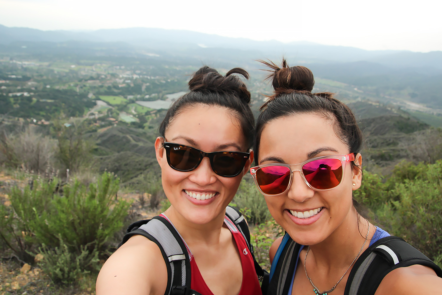 Up on the ridge.