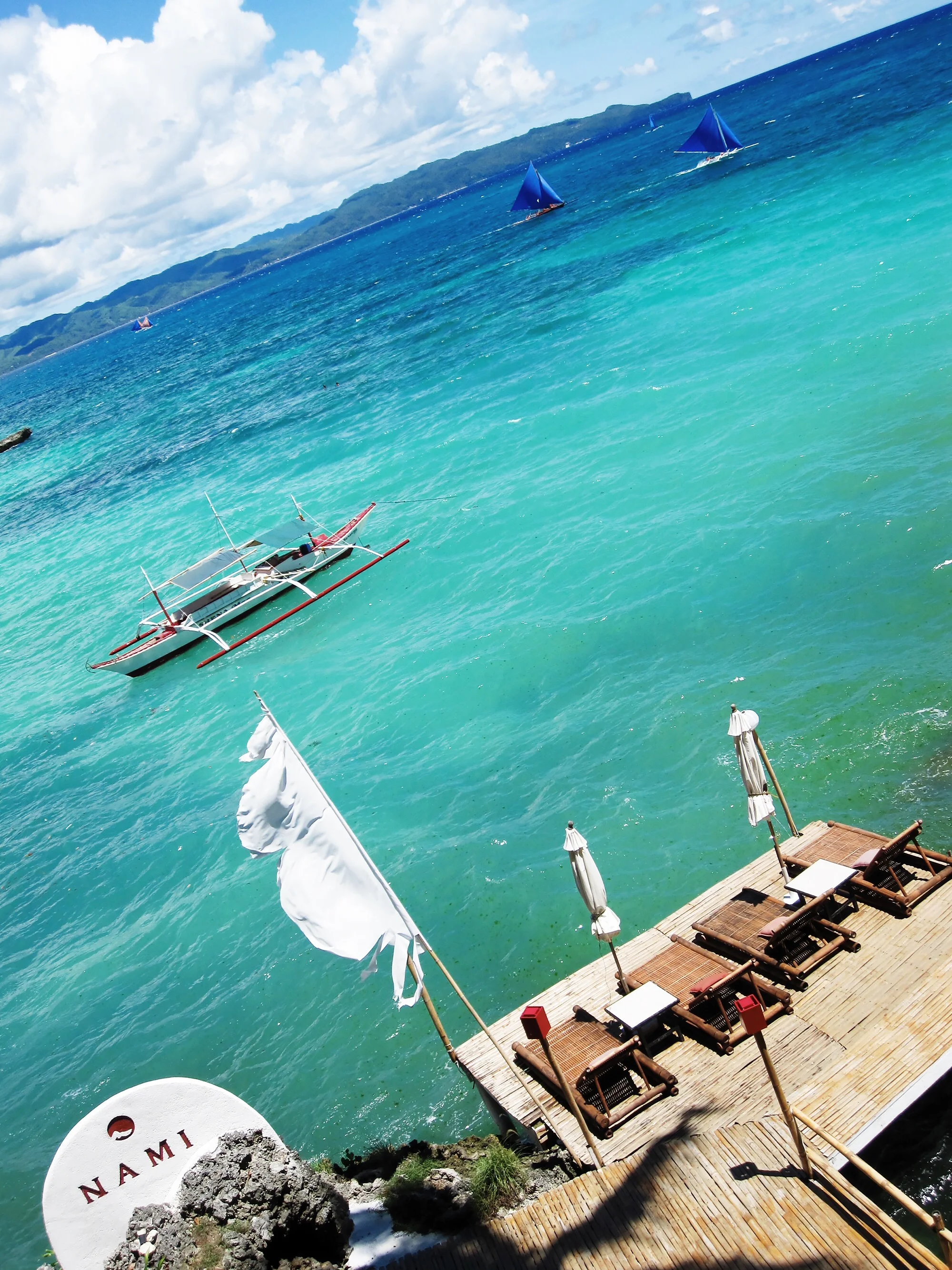 View from Nami Resort in Boracay