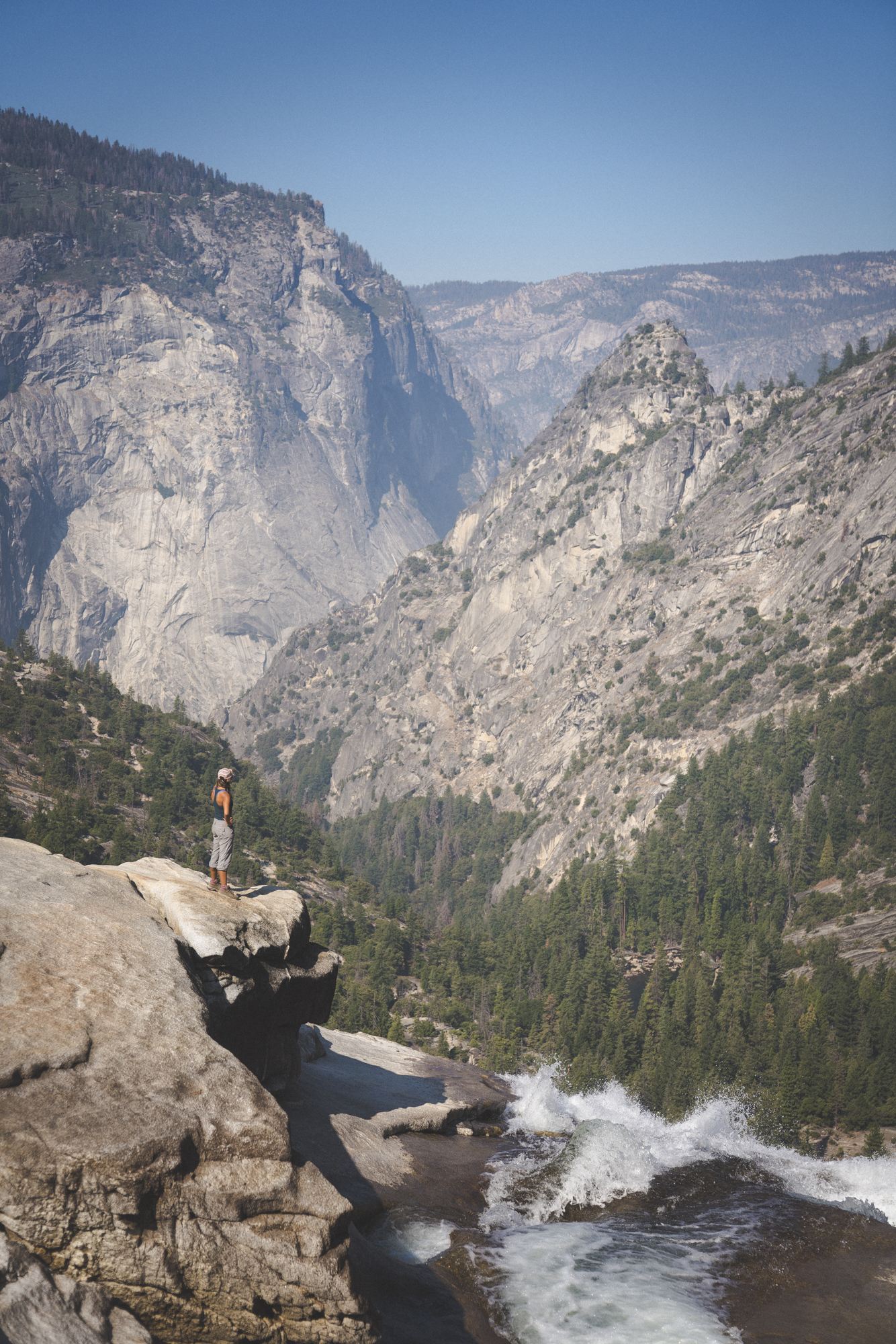 Looking out from the top of Nevada Fall. Photo by Mike Struna @designms