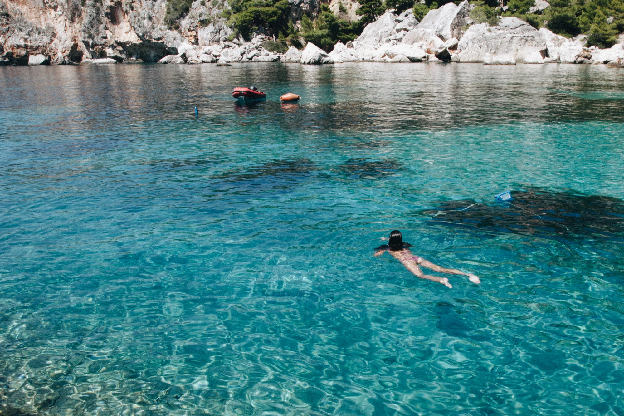 Swim In The Crystal Clear Water Of Zarace Beach Cove Chrissi