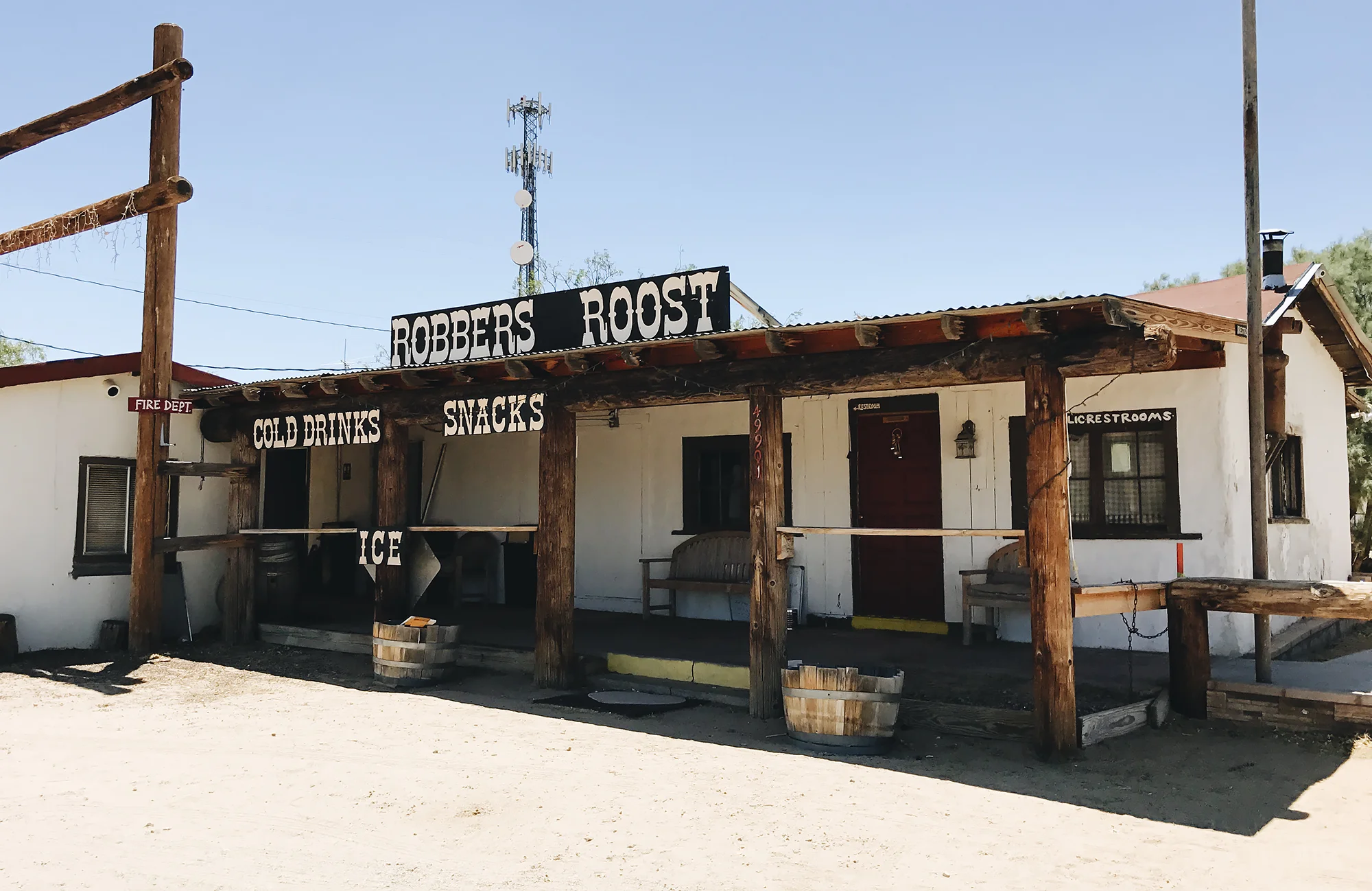 Ghost town of Robbers Roost