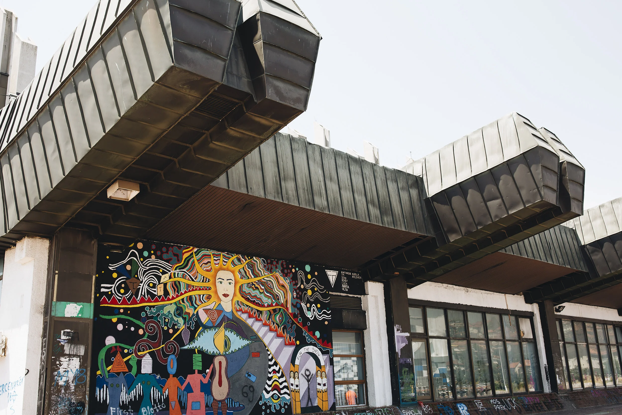 Mural near stadium
