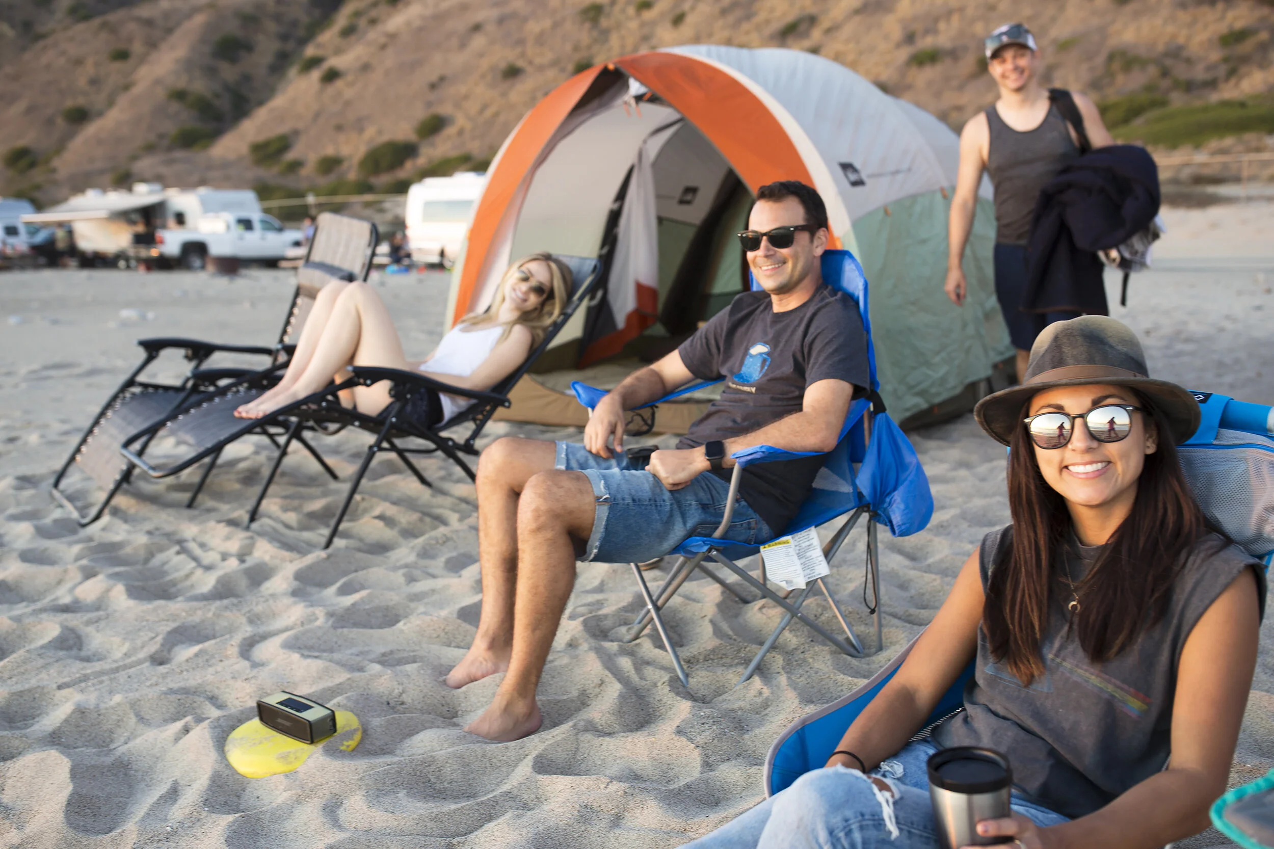 Camp on one of California's most pristine beach locations, Point Mugu