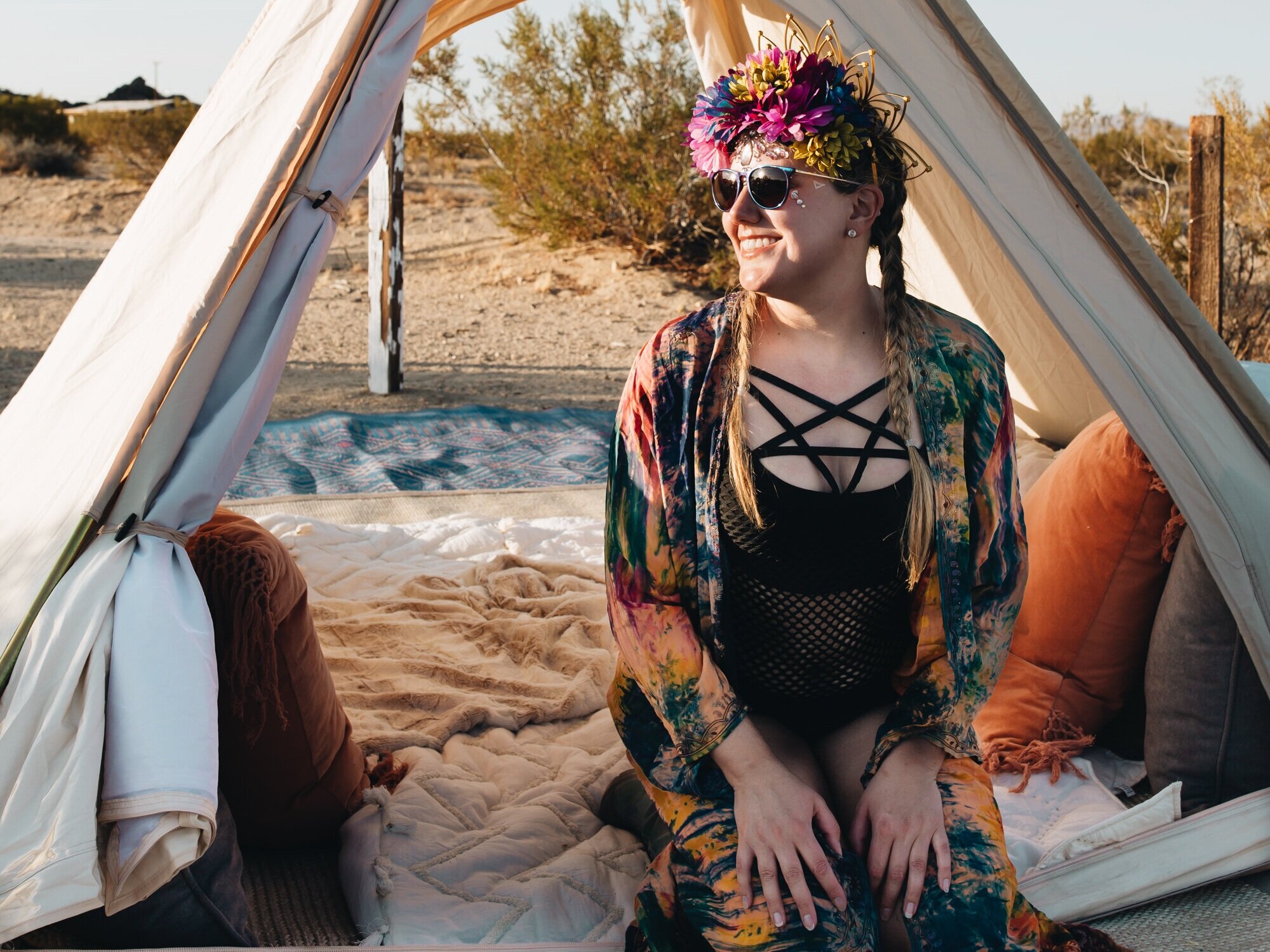 DIY: Make Your Own Beautiful Burning Man Flower Crown