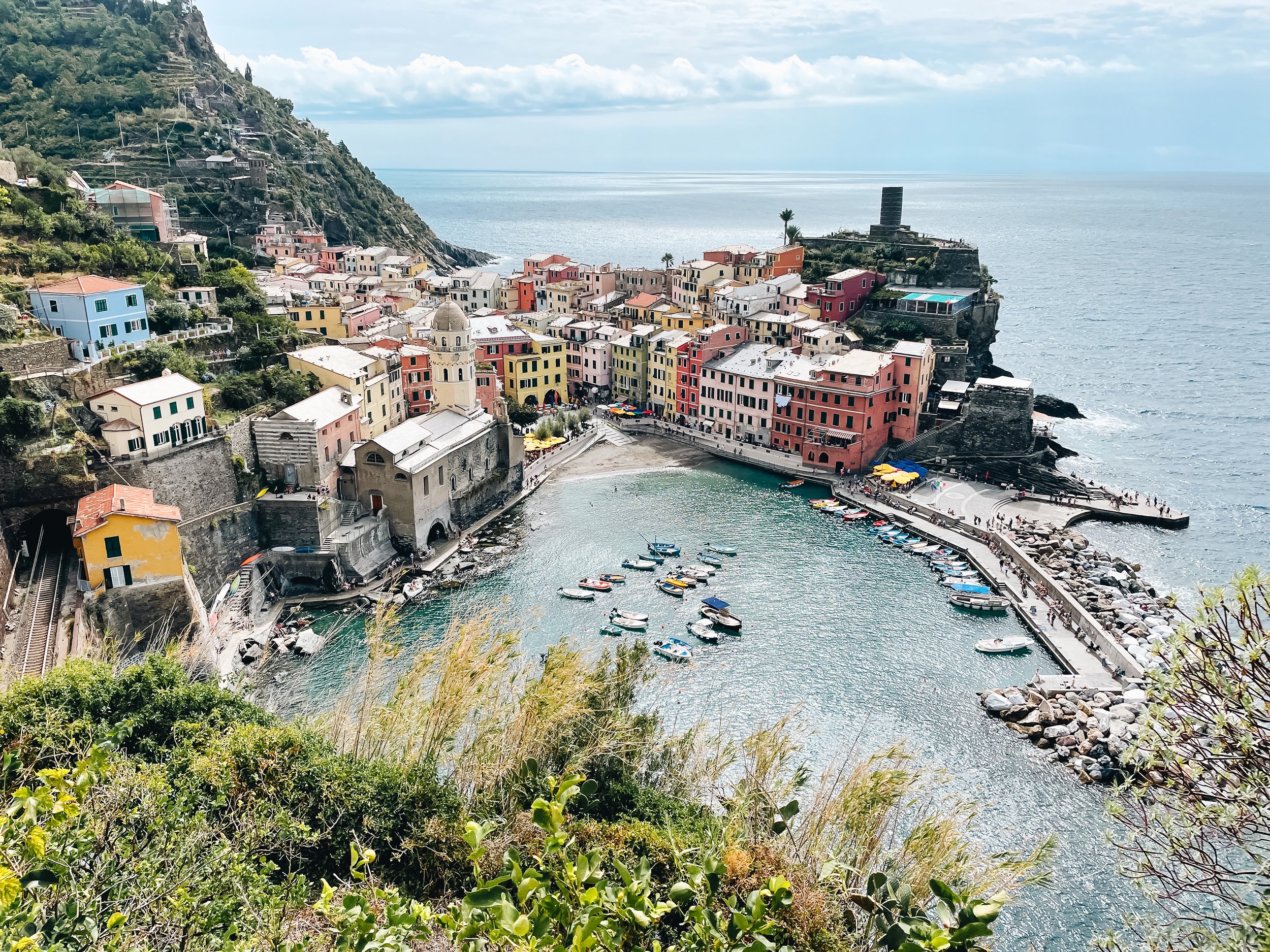 View of Vernazza in Cinque Terre